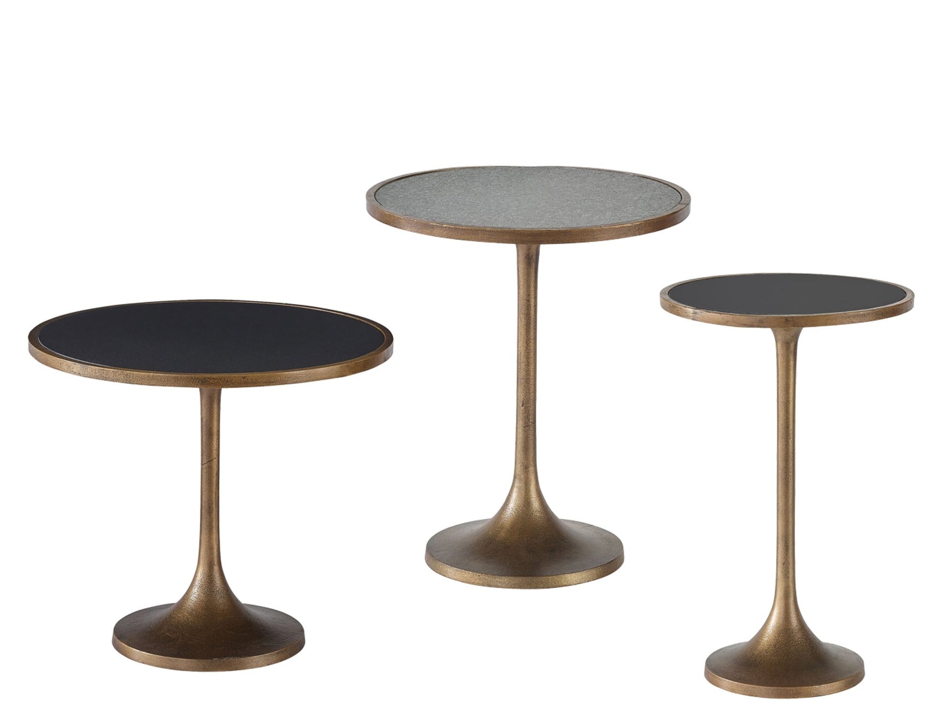 Nouveau Black/Bronze Large Bunching Table - Ornate Home