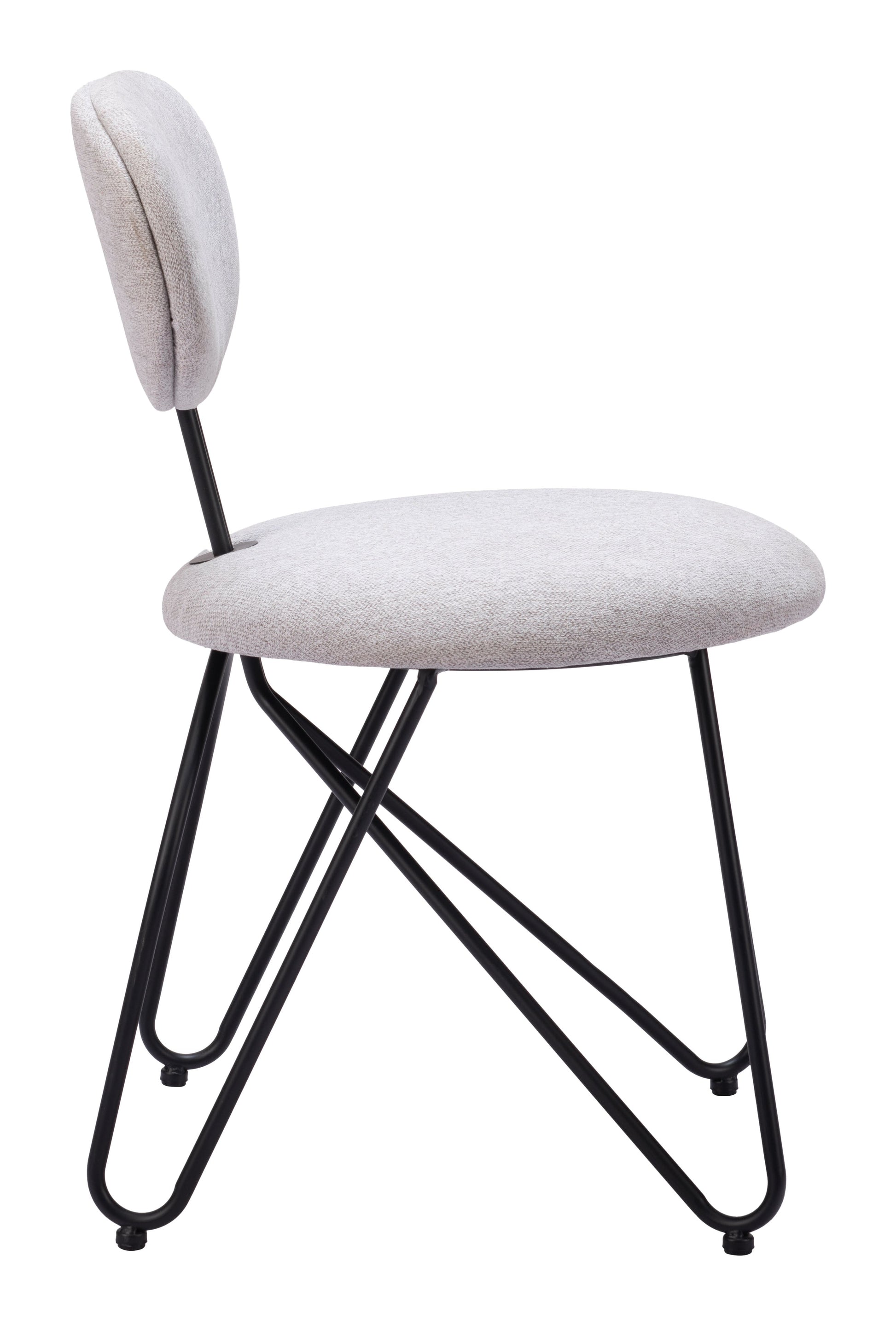 Novi Dove Gray Dining Chair (Set of 2) - Ornate Home