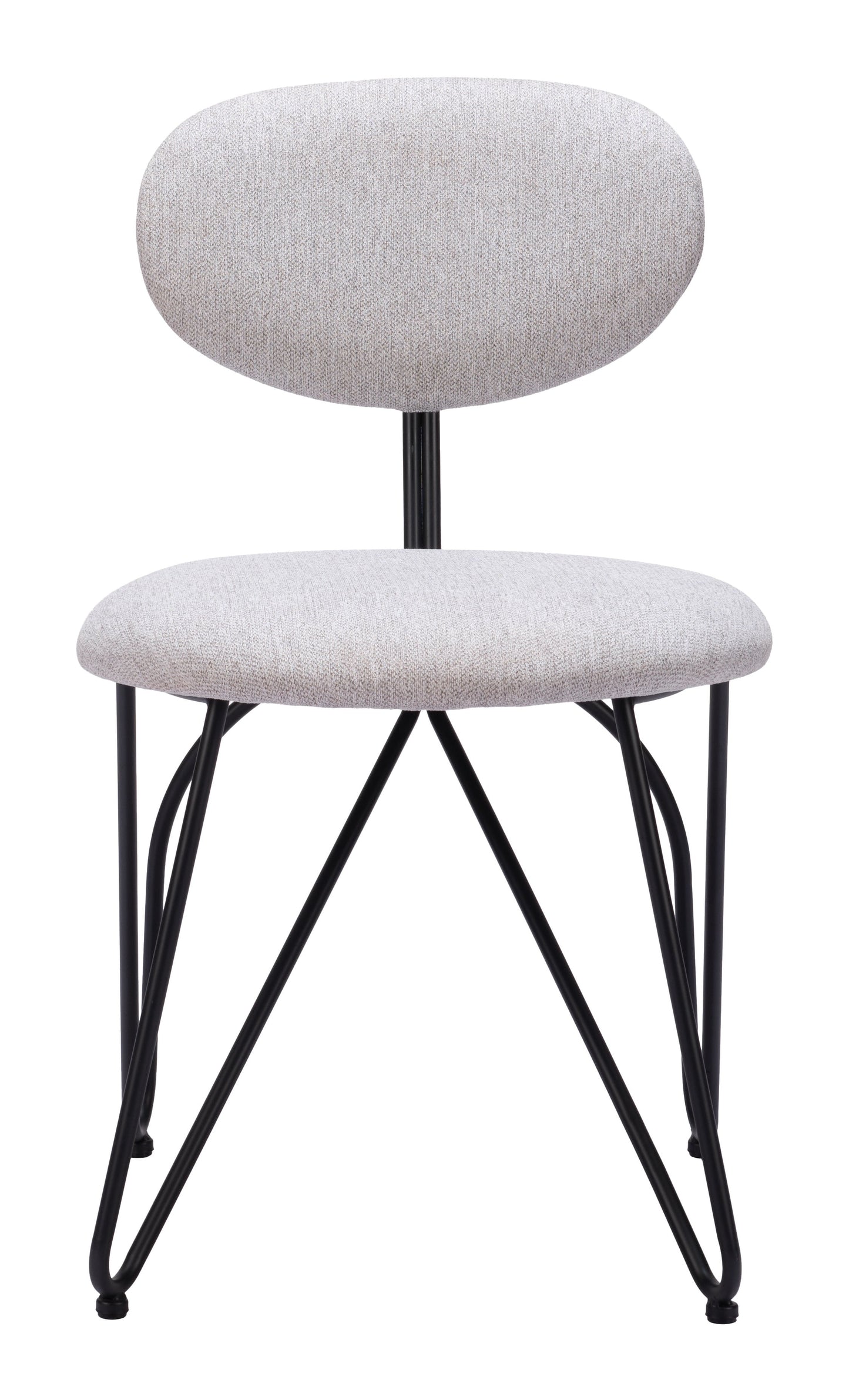 Novi Dove Gray Dining Chair (Set of 2) - Ornate Home