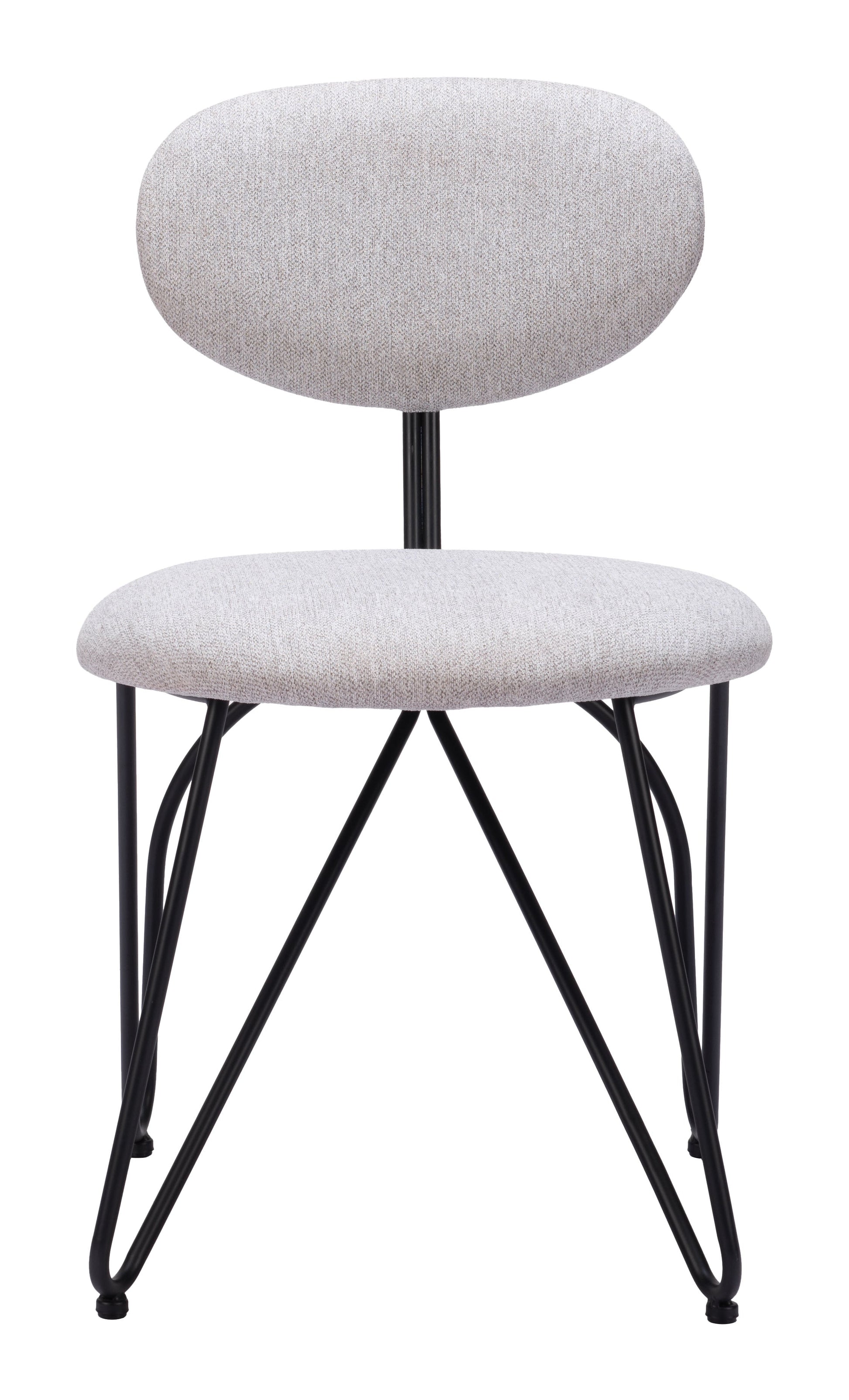 Novi Dove Gray Dining Chair (Set of 2) - Ornate Home