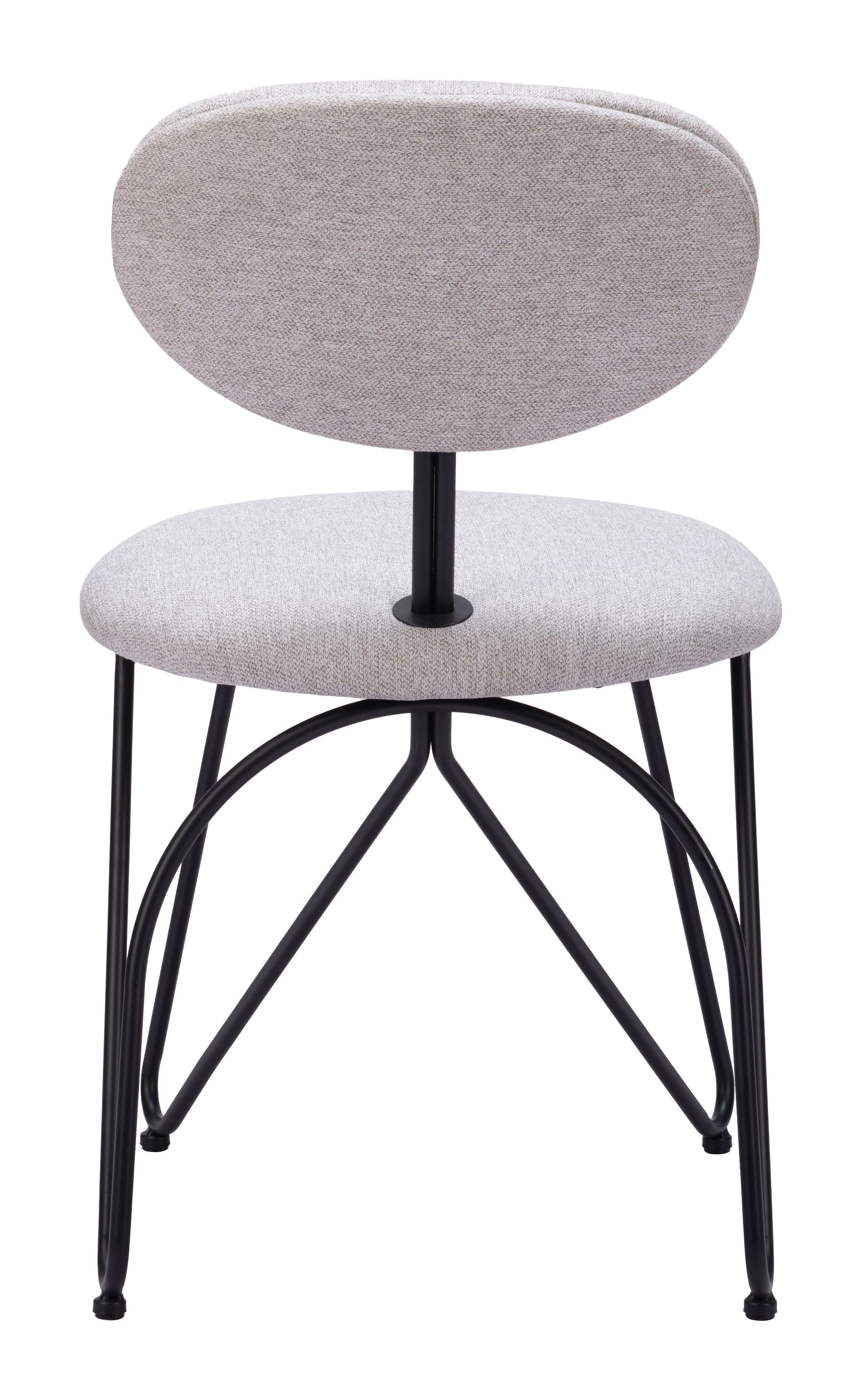 Novi Dove Gray Dining Chair (Set of 2) - Ornate Home