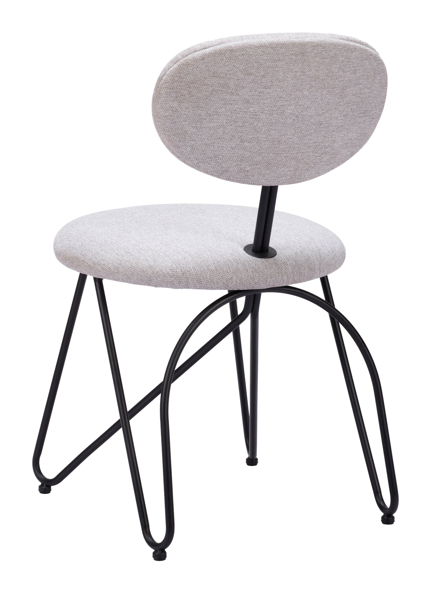 Novi Dove Gray Dining Chair (Set of 2) - Ornate Home