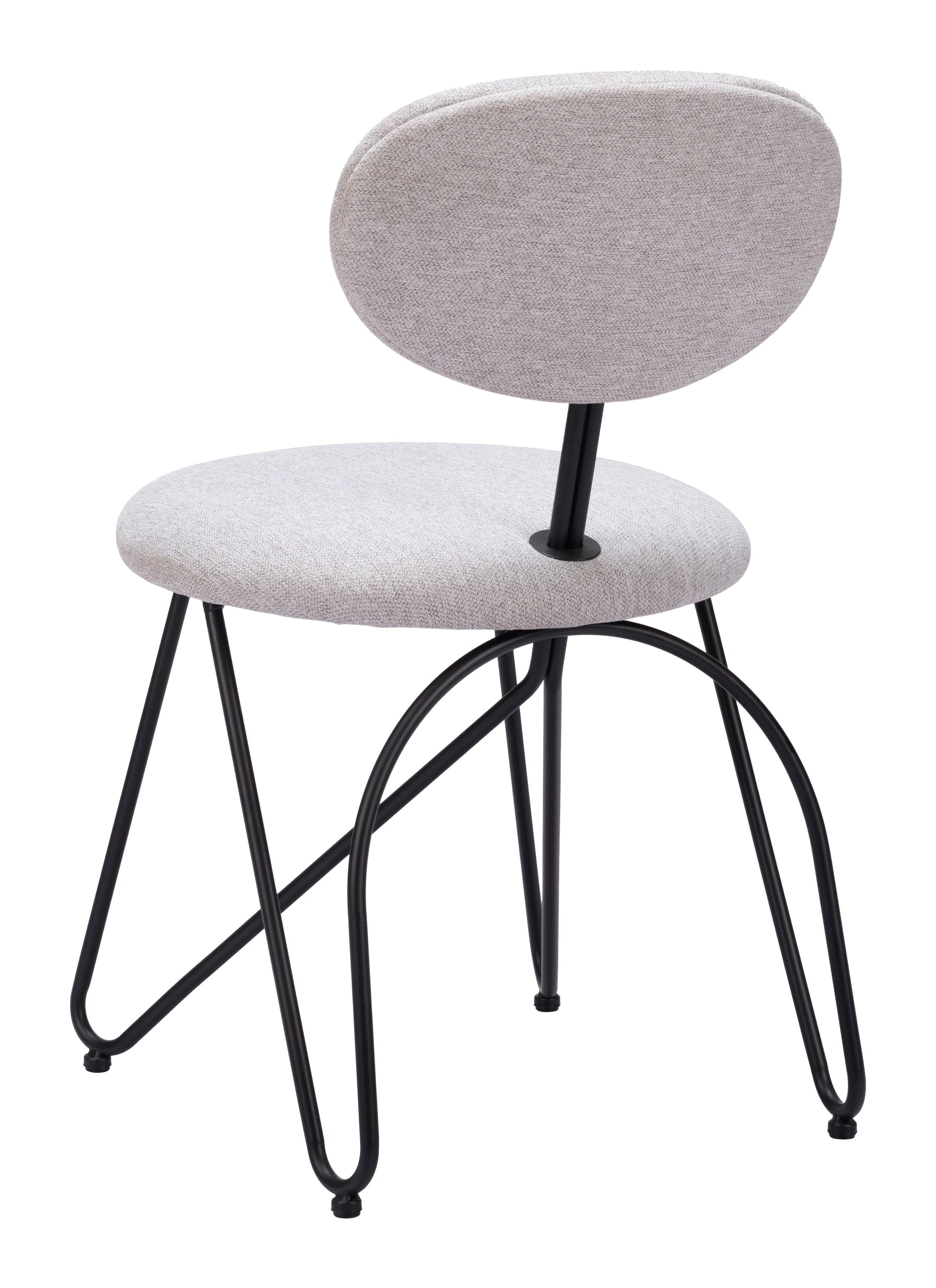 Novi Dove Gray Dining Chair (Set of 2) - Ornate Home
