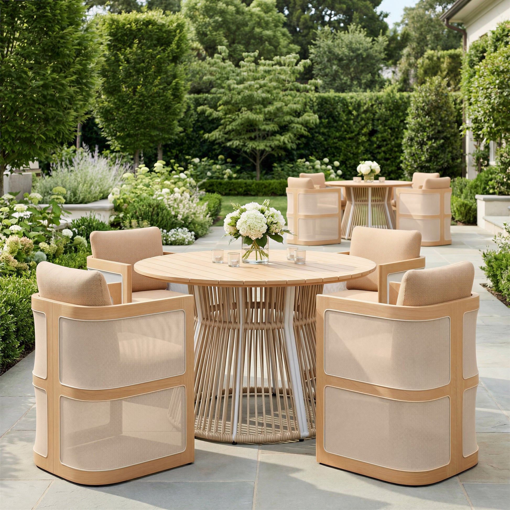 Nue Brown Outdoor Dining Chair - Ornate Home