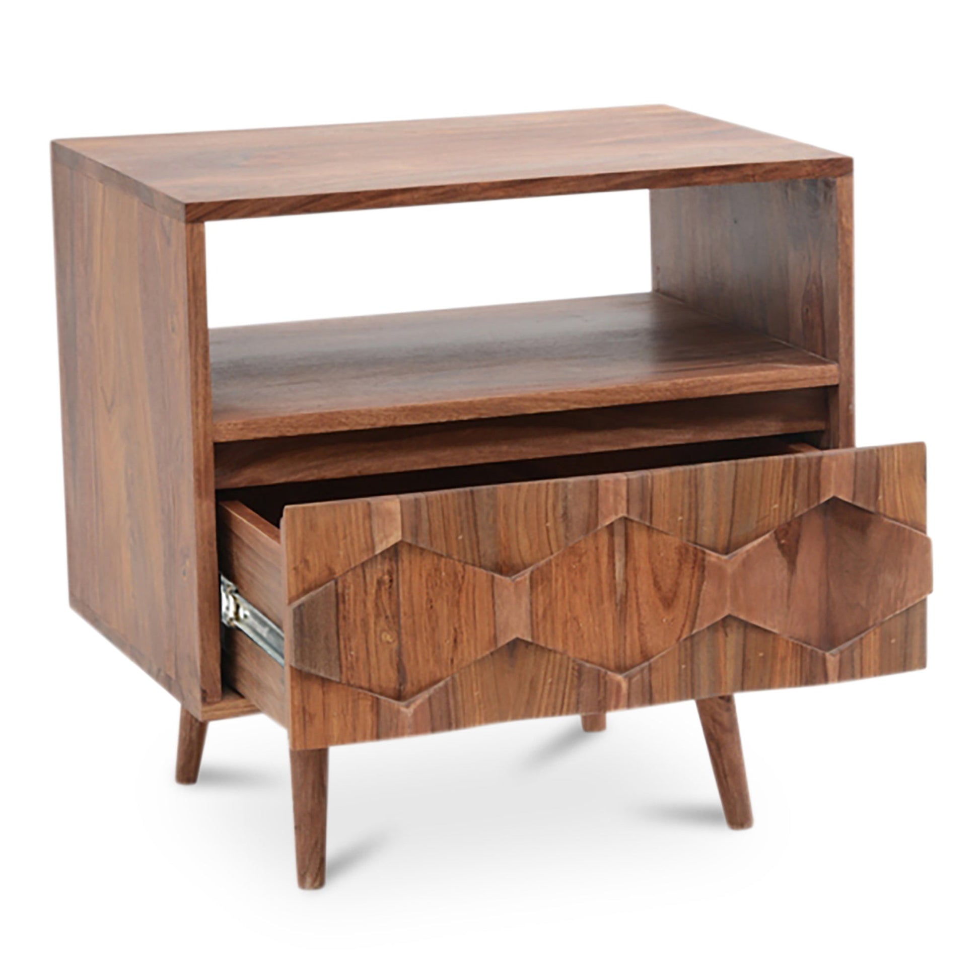 O2 Natural Nightstand - Ornate Home