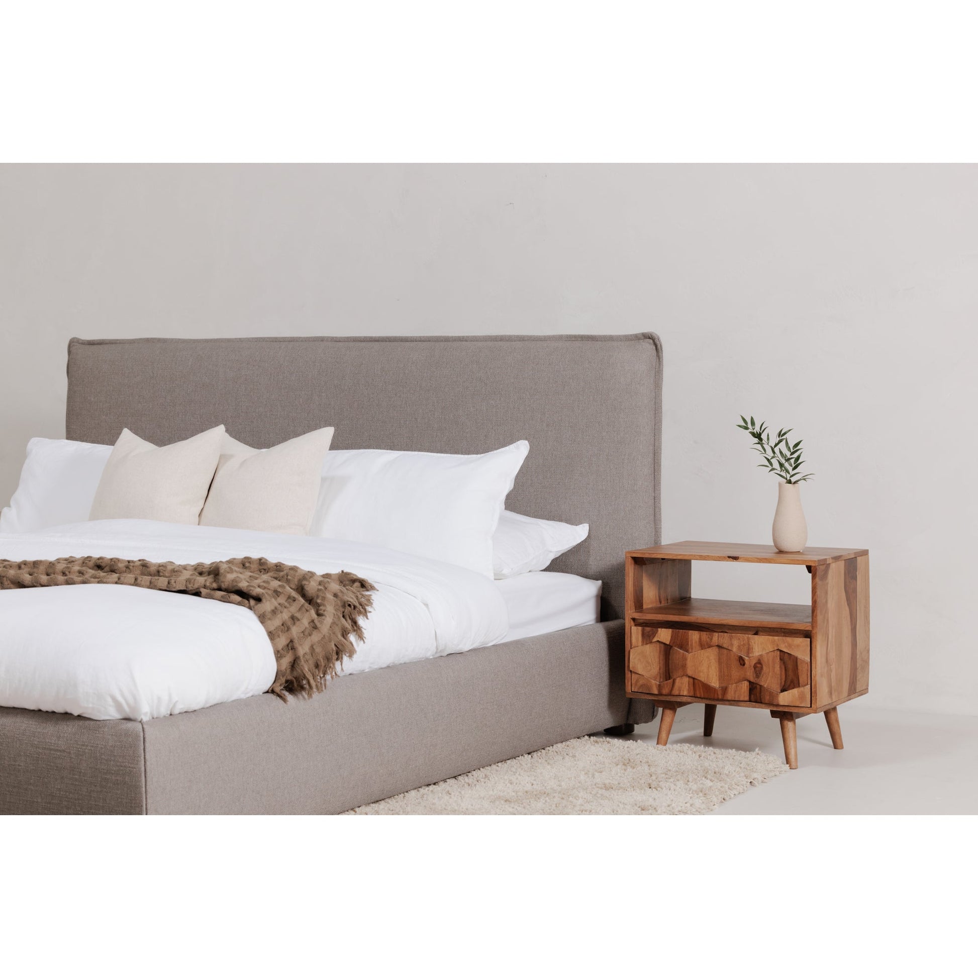 O2 Natural Nightstand - Ornate Home