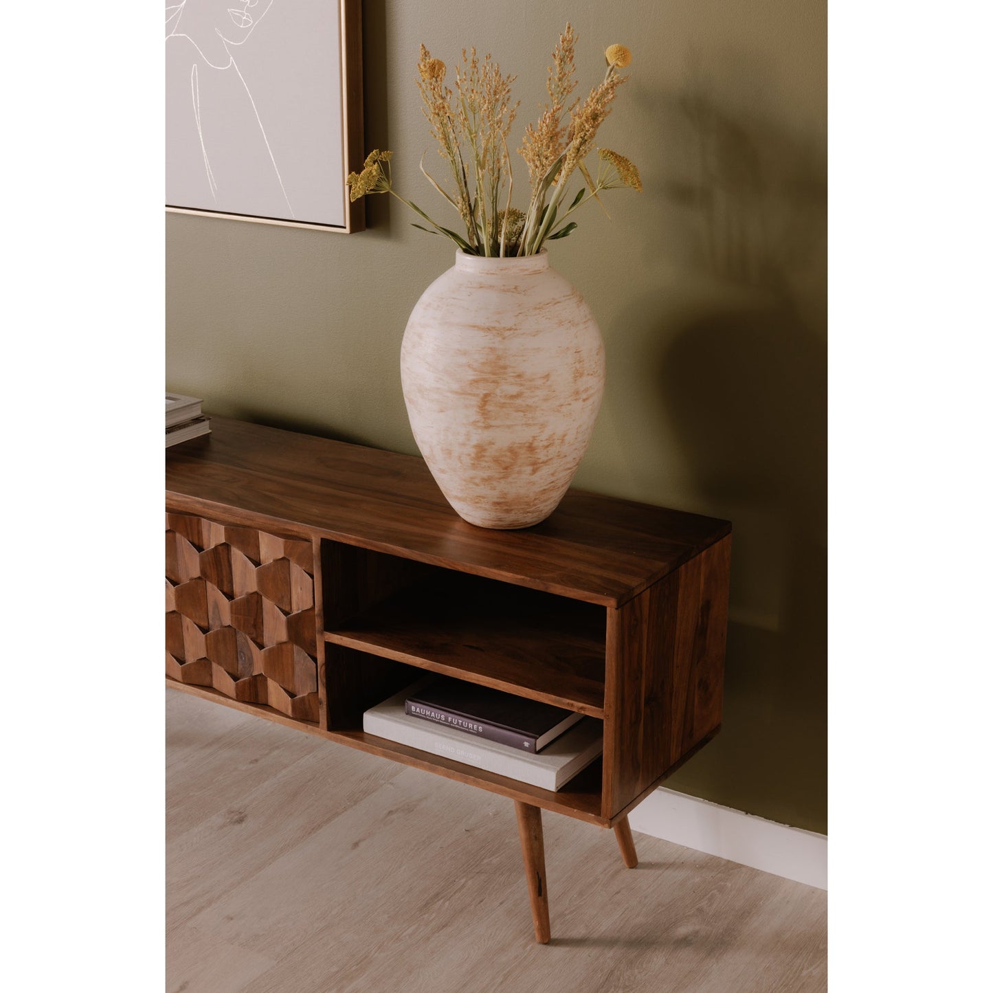 O2 Natural TV Cabinet - Ornate Home