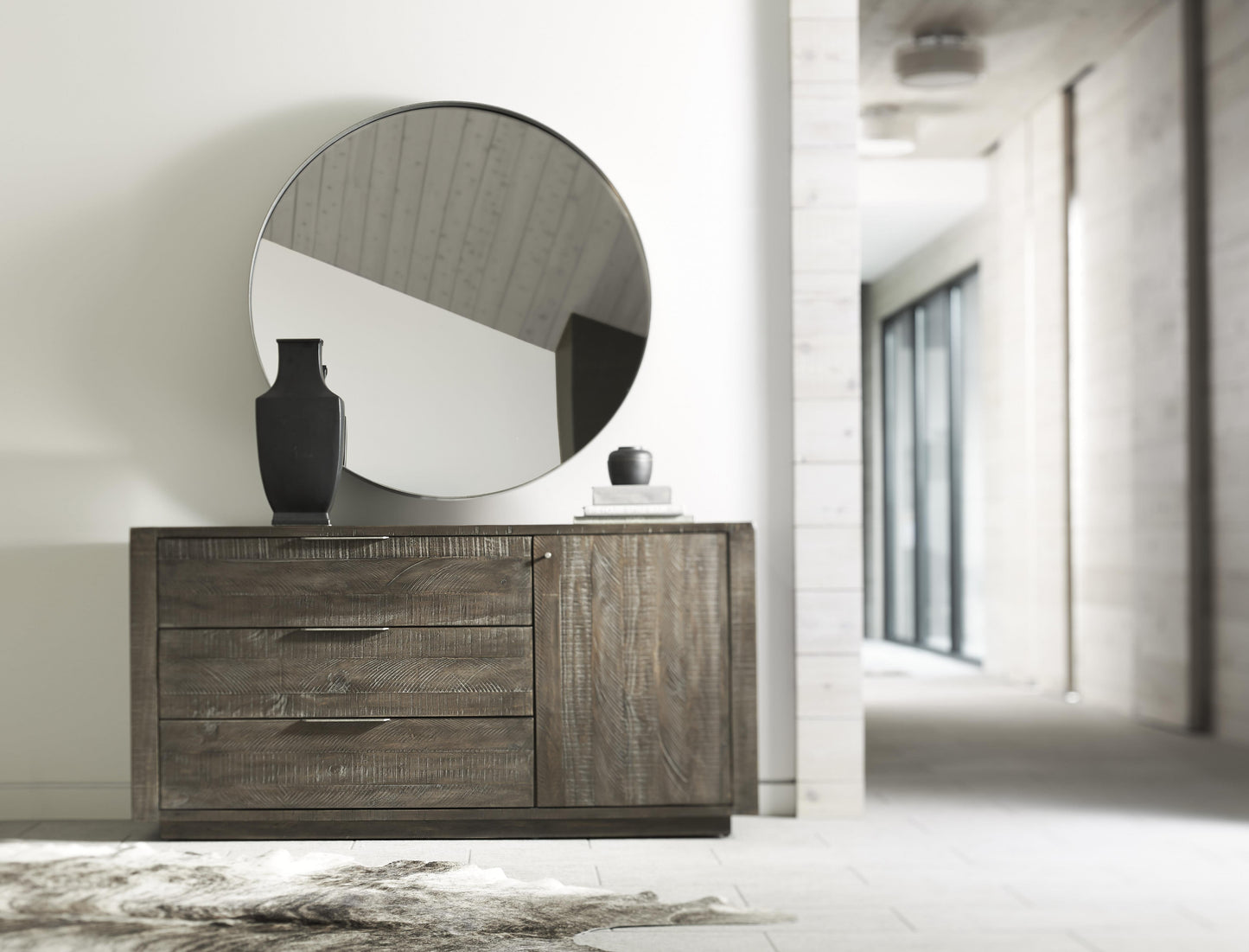 Oakley Grey Mist Mirror - Ornate Home