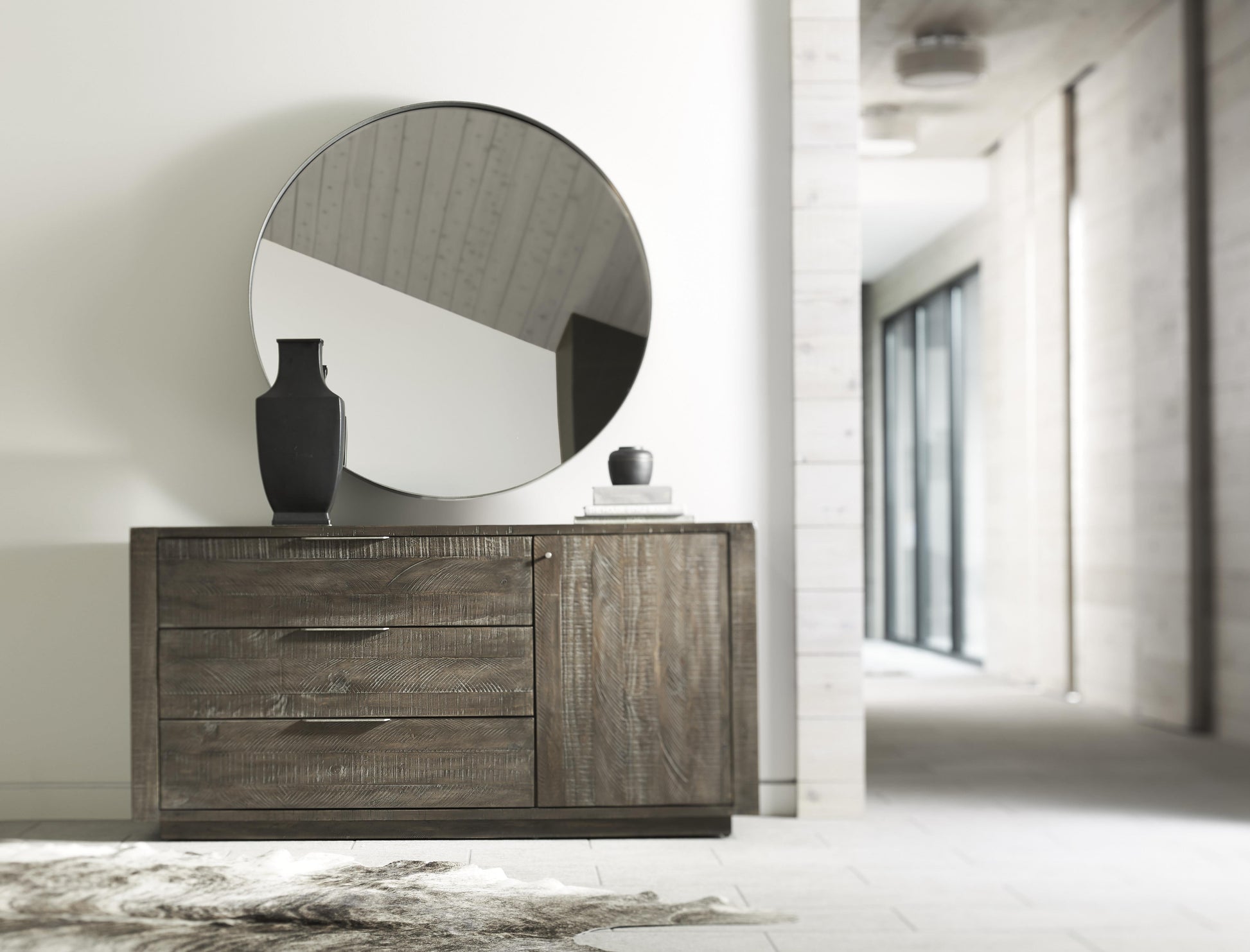 Oakley Grey Mist Mirror - Ornate Home
