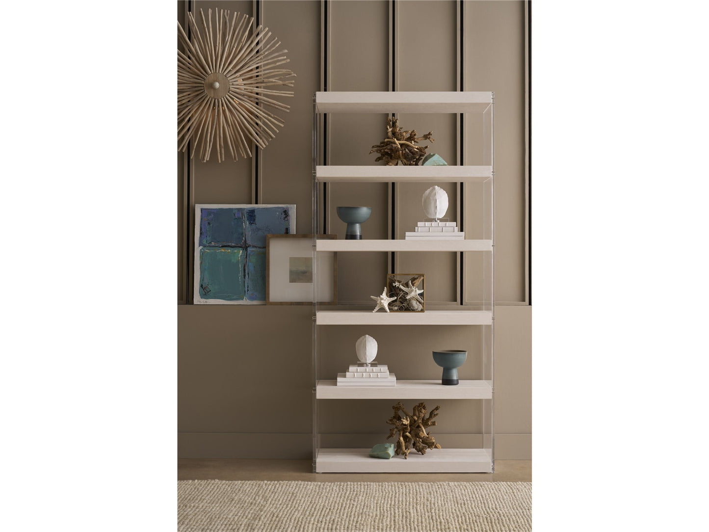 Oasis White Pine Etagere - Ornate Home