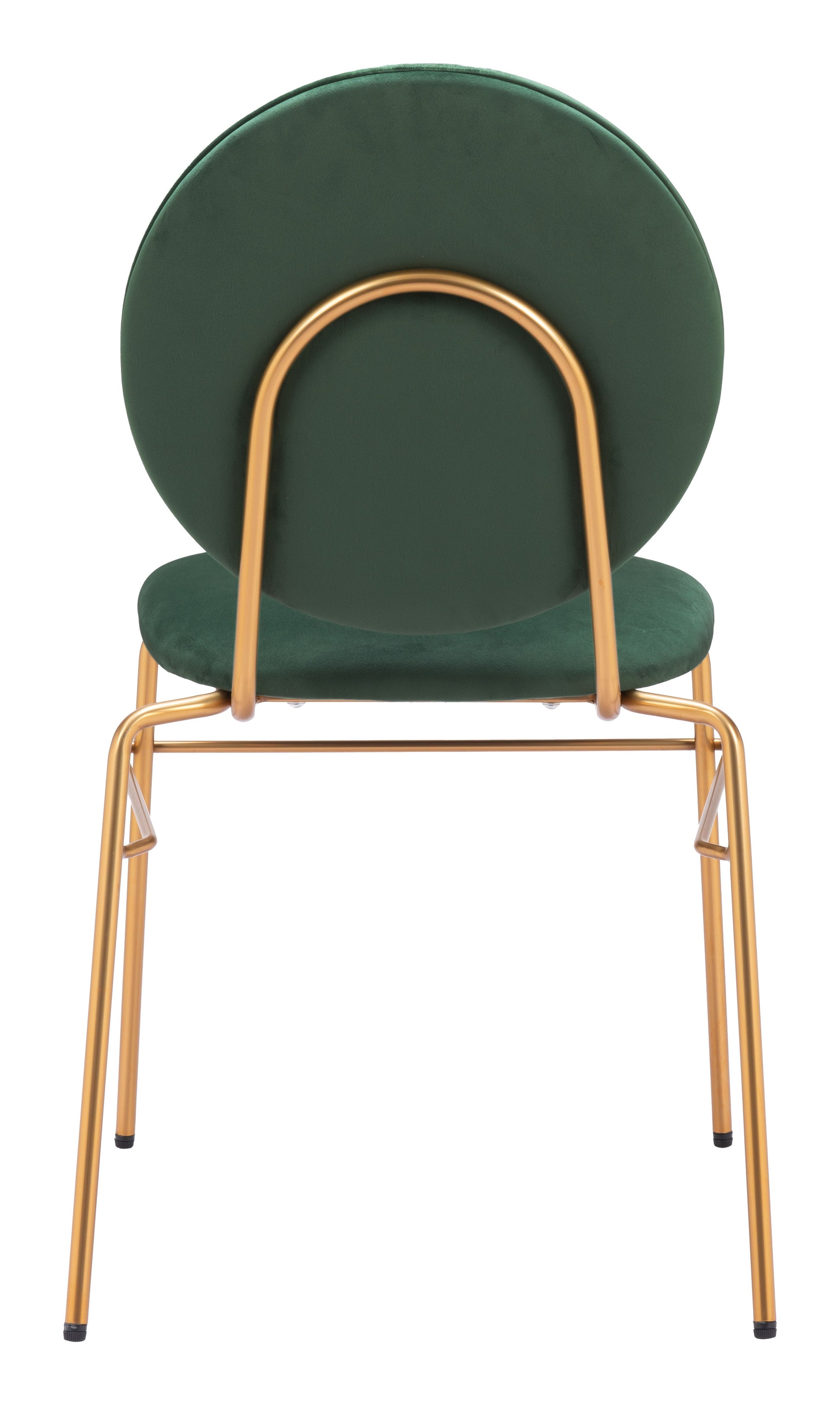 Odessa Green & Gold Dining Chair (Set of 2) - Ornate Home