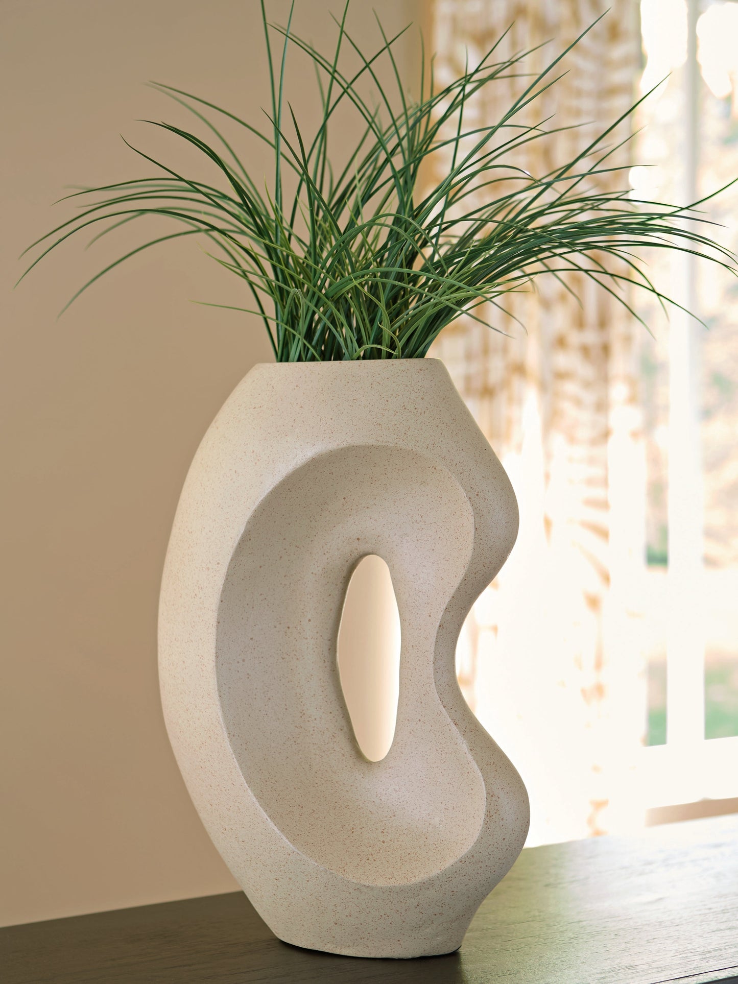 Odion Stone Vase- Viva Furn