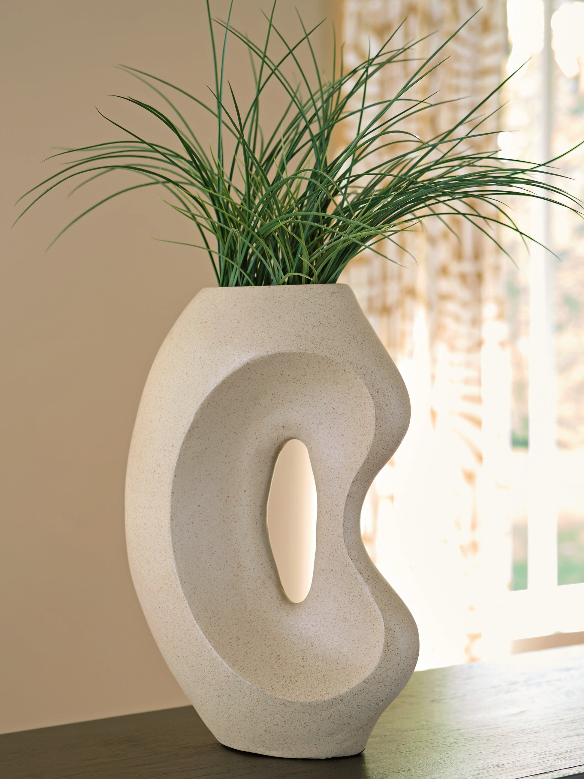 Odion Stone Vase- Viva Furn