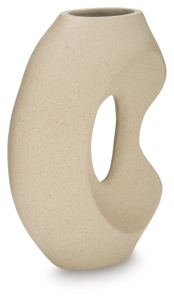 Odion Stone Vase- Viva Furn