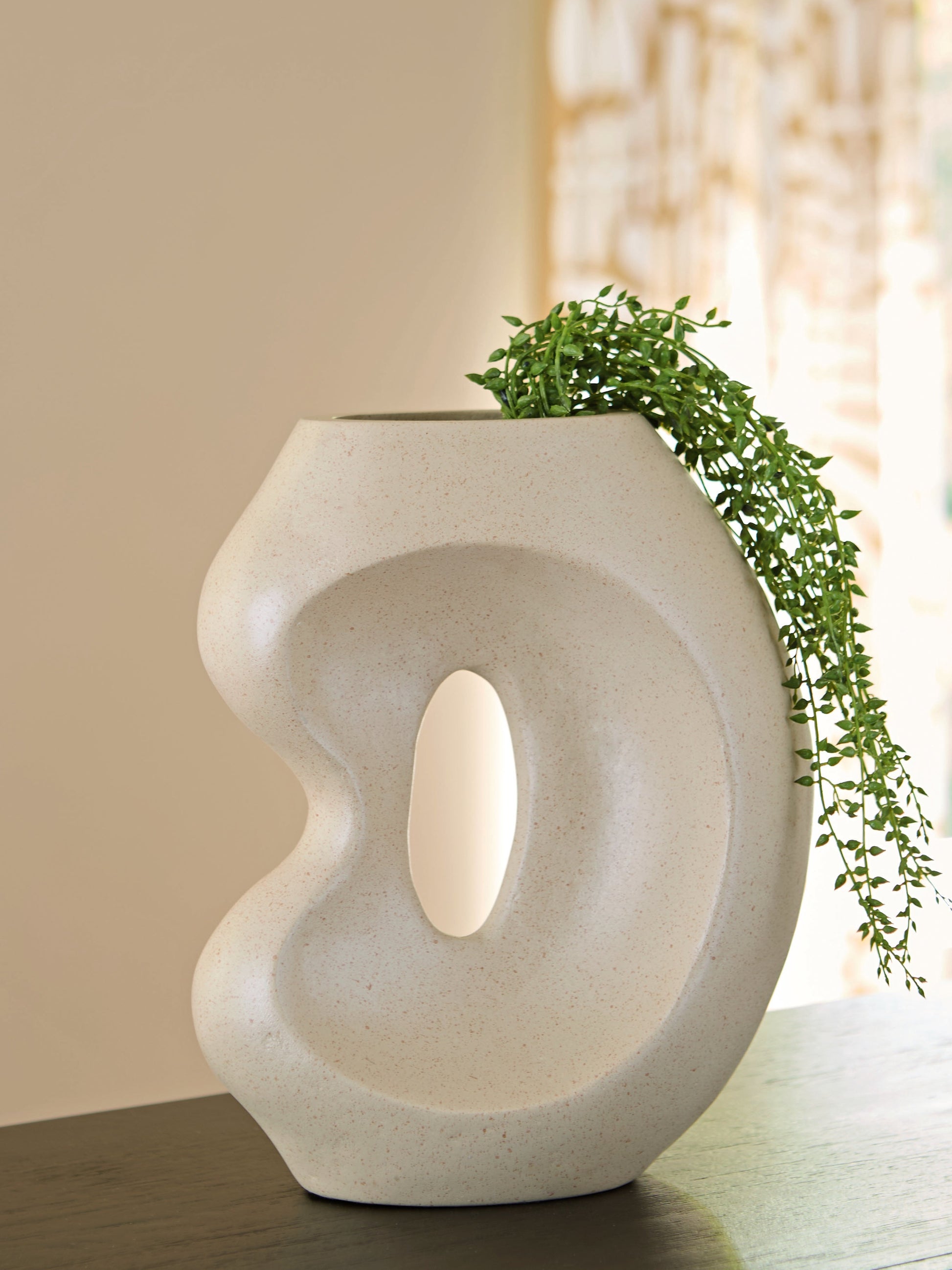 Odion Stone Vase- Viva Furn