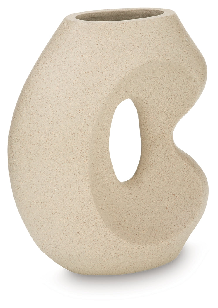 Odion Stone Vase- Viva Furn