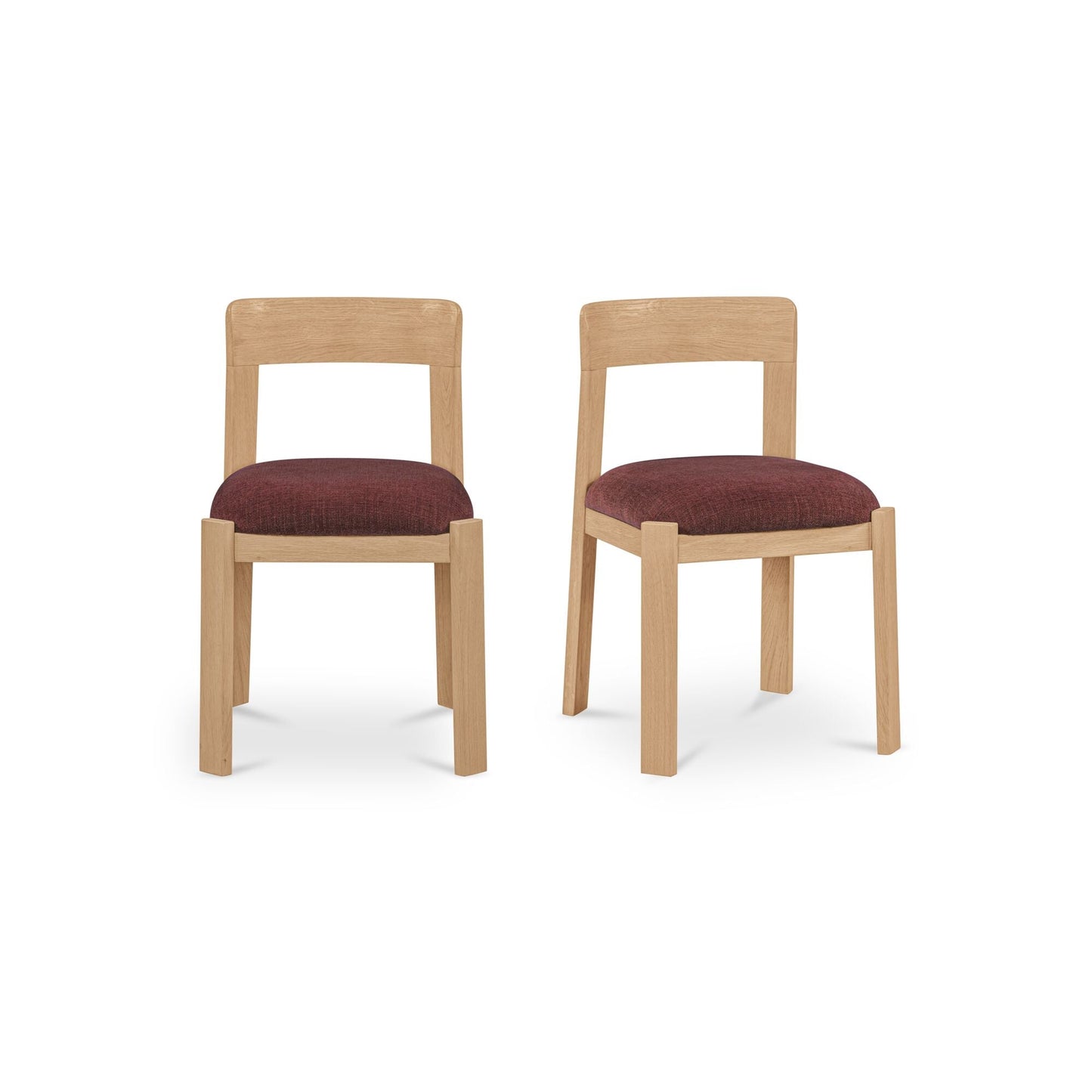 Oli Berry/Natural Dining Chair (Set of 2) - Ornate Home