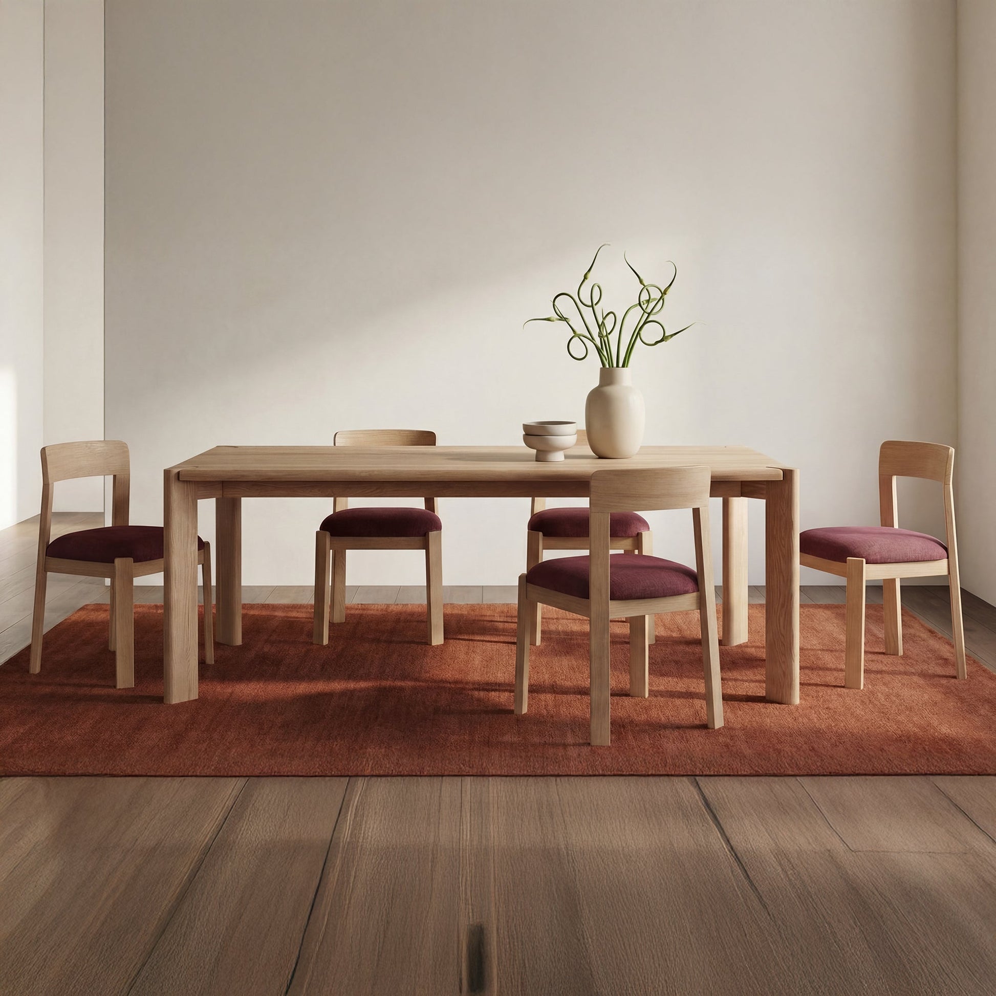 Oli Berry/Natural Dining Chair (Set of 2) - Ornate Home