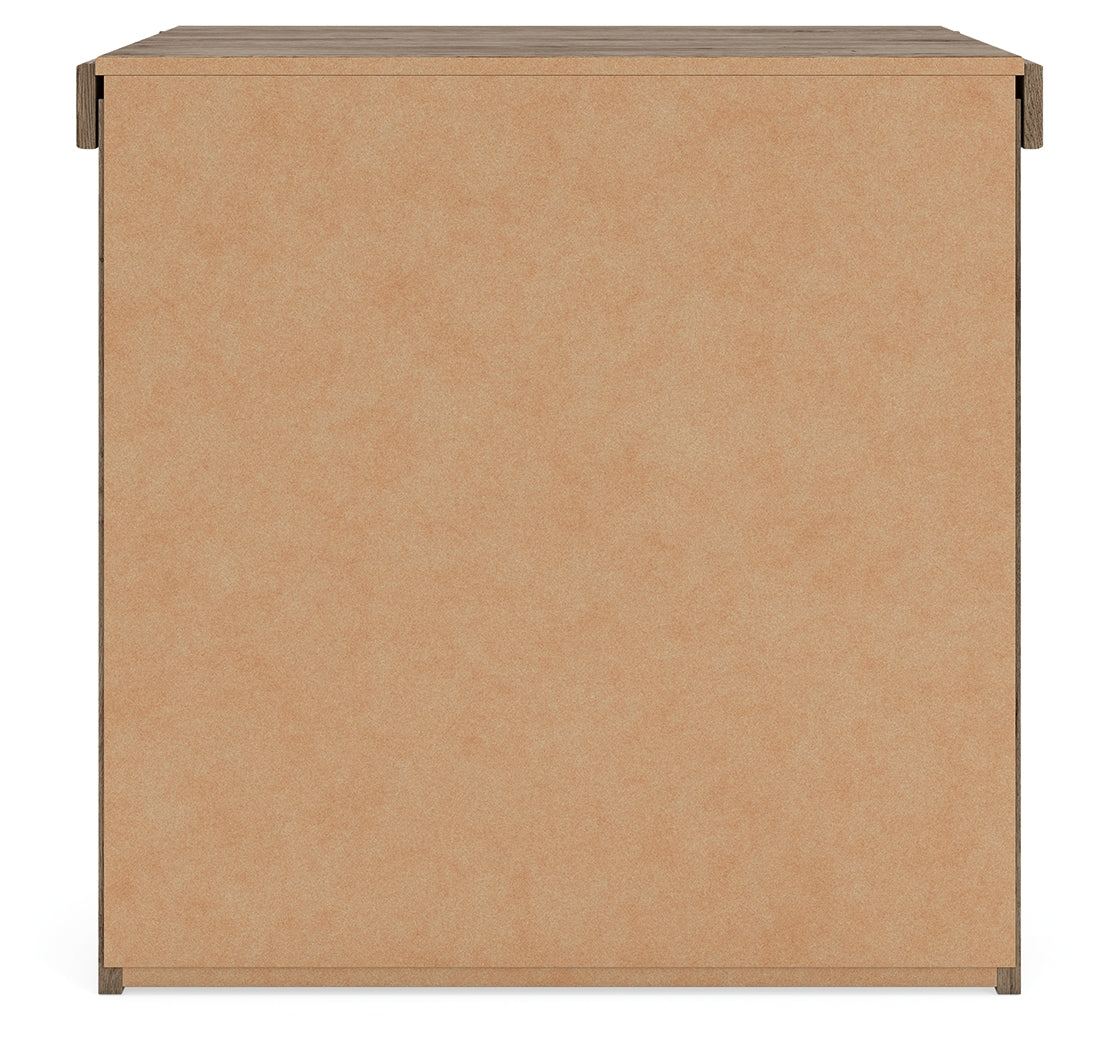 Oliandon Light Brown Nightstand- Viva Furn