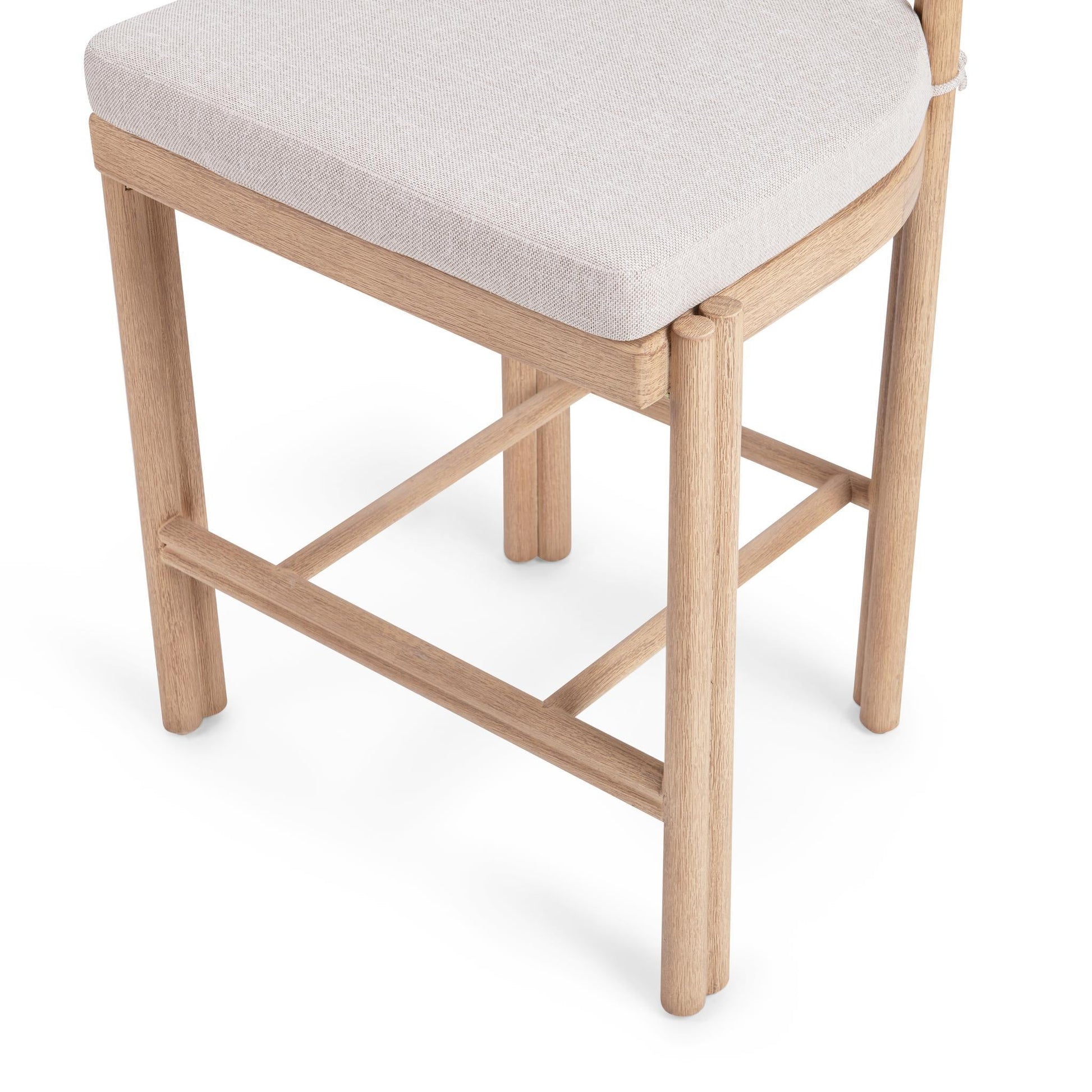 Oliver Brown Outdoor Armless Barstool - Ornate Home