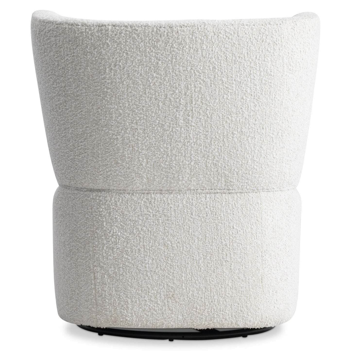 Oliver White/Cream Fabric Swivel Chair - Ornate Home