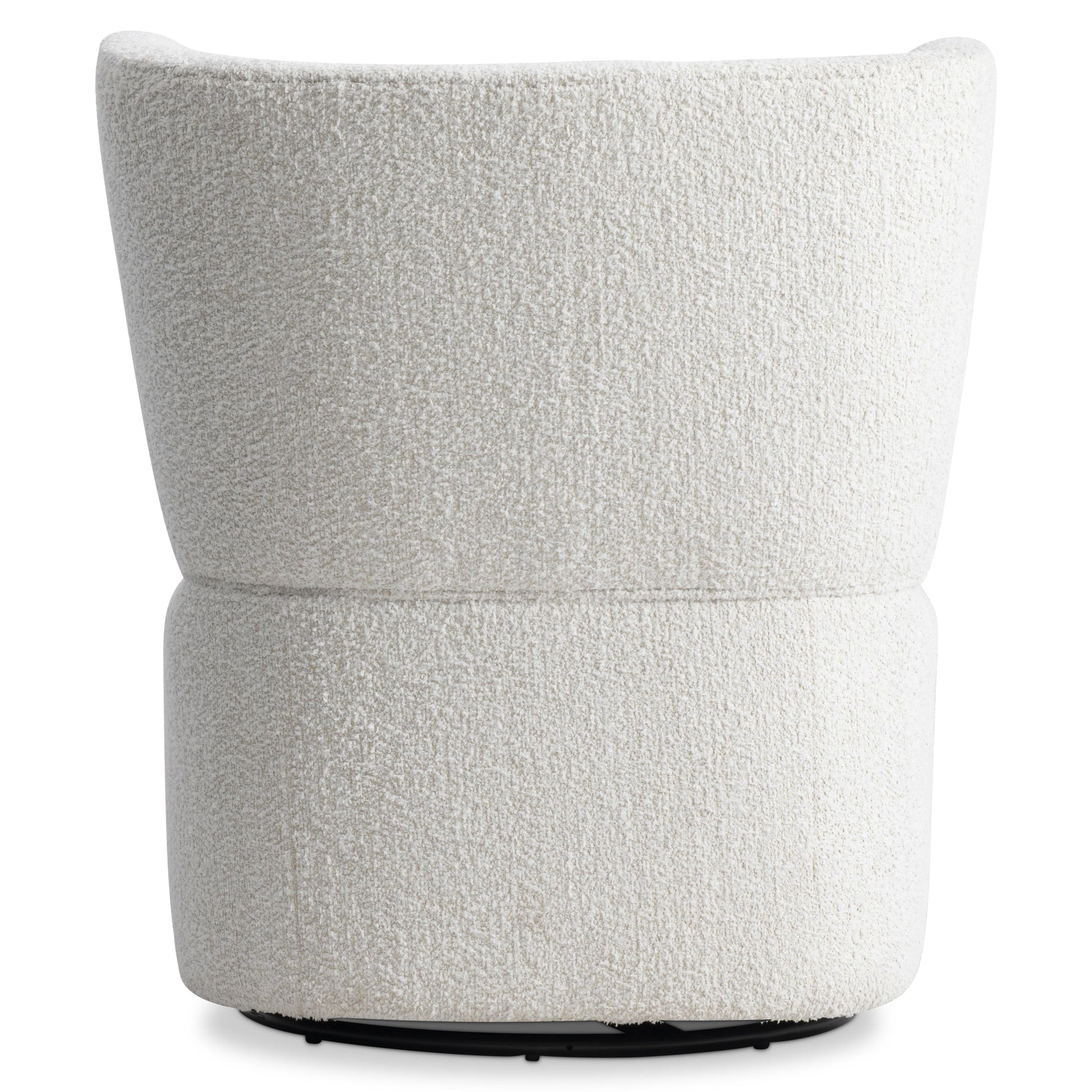 Oliver White/Cream Fabric Swivel Chair - Ornate Home