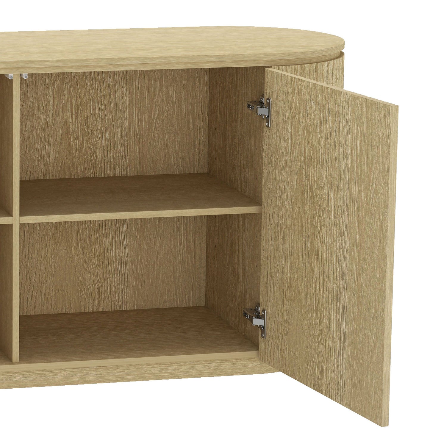 Olivia 60" Sideboard in Natural Oak - Ornate Home