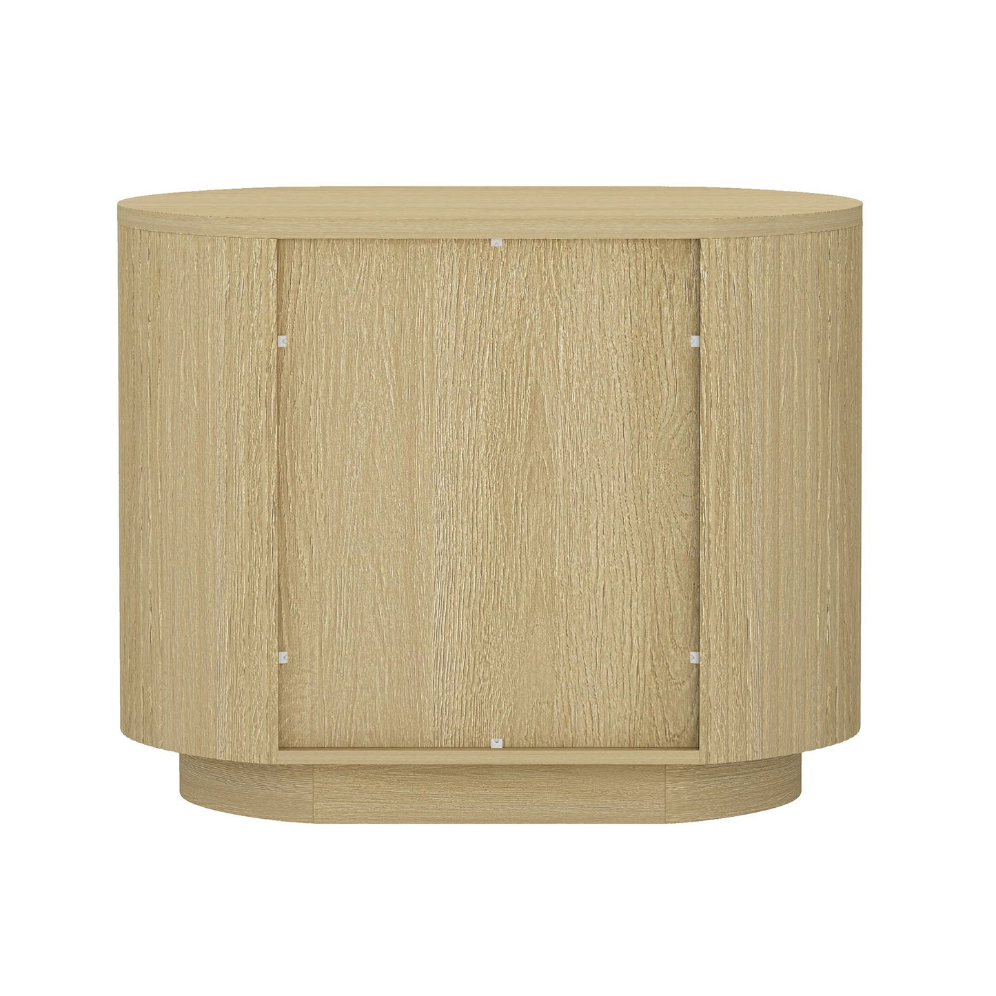Olivia Nightstand in Natural Oak and Gold (set of 2) - Ornate Home