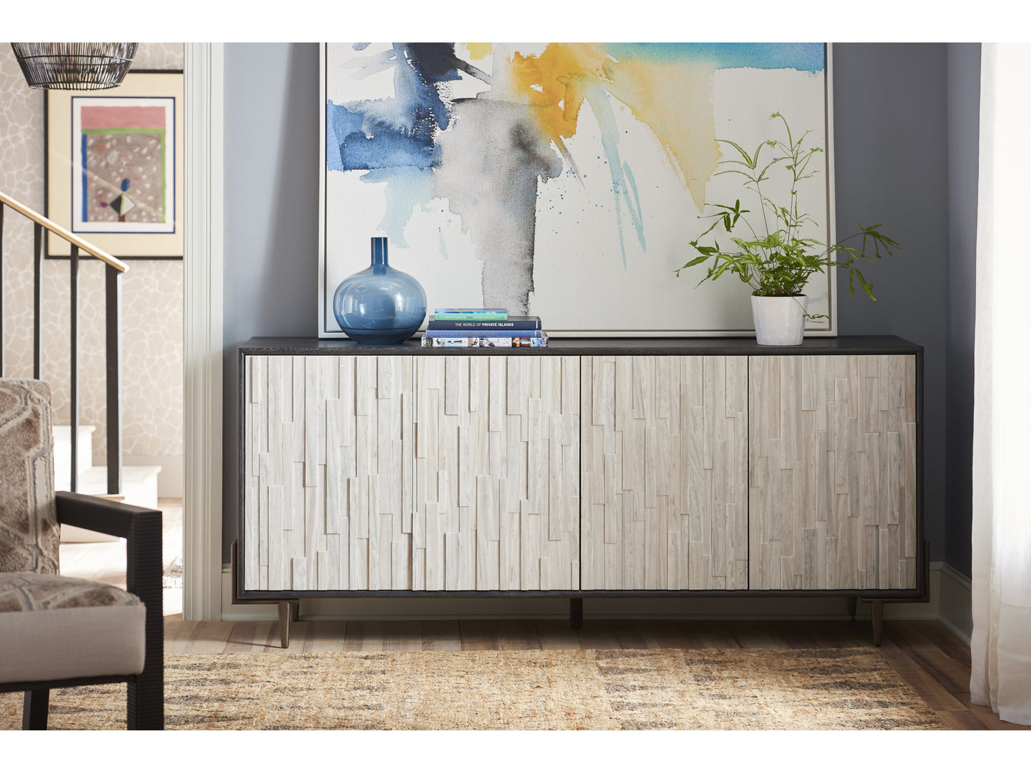 Olso Onyx Entertainment Console - Ornate Home