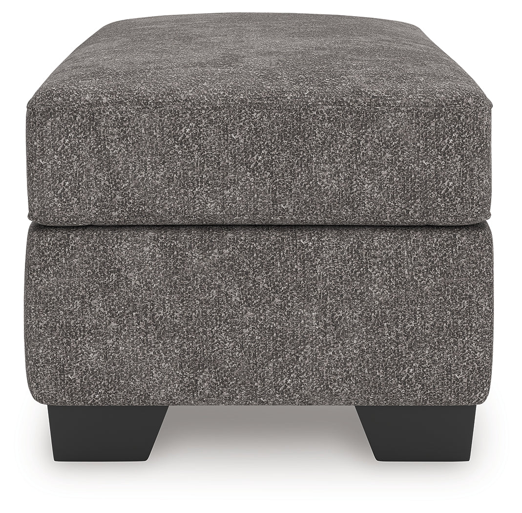 Olten Graphite Ottoman- Viva Furn