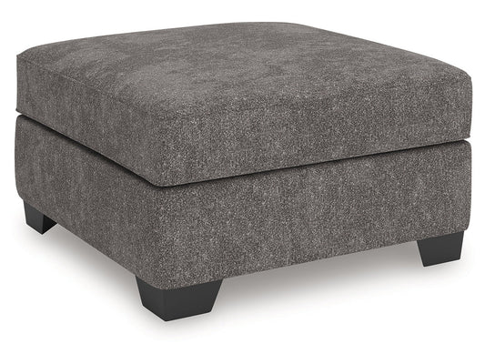 Olten Graphite Oversized Accent Ottoman- Viva Furn