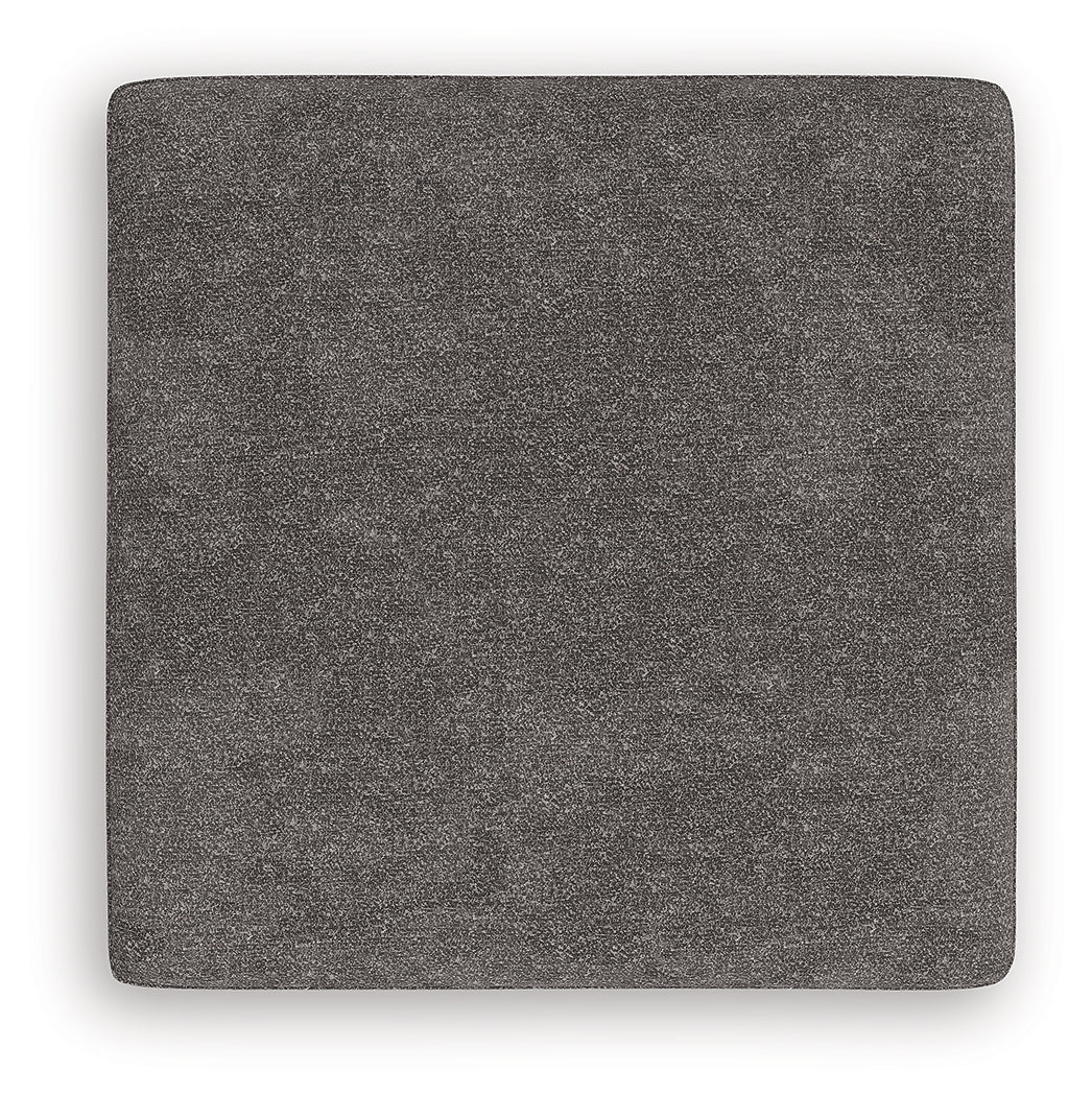 Olten Graphite Oversized Accent Ottoman- Viva Furn