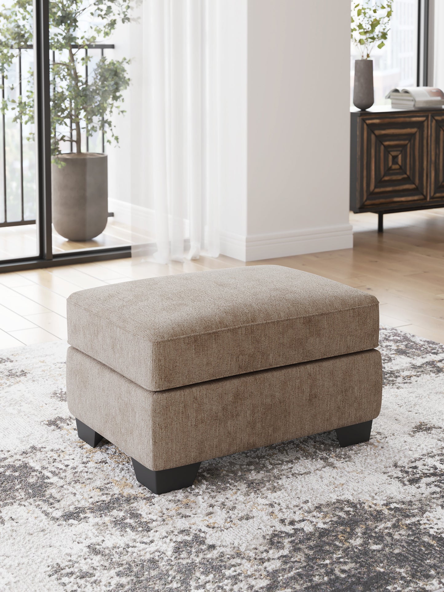 Olten Mocha Ottoman- Viva Furn