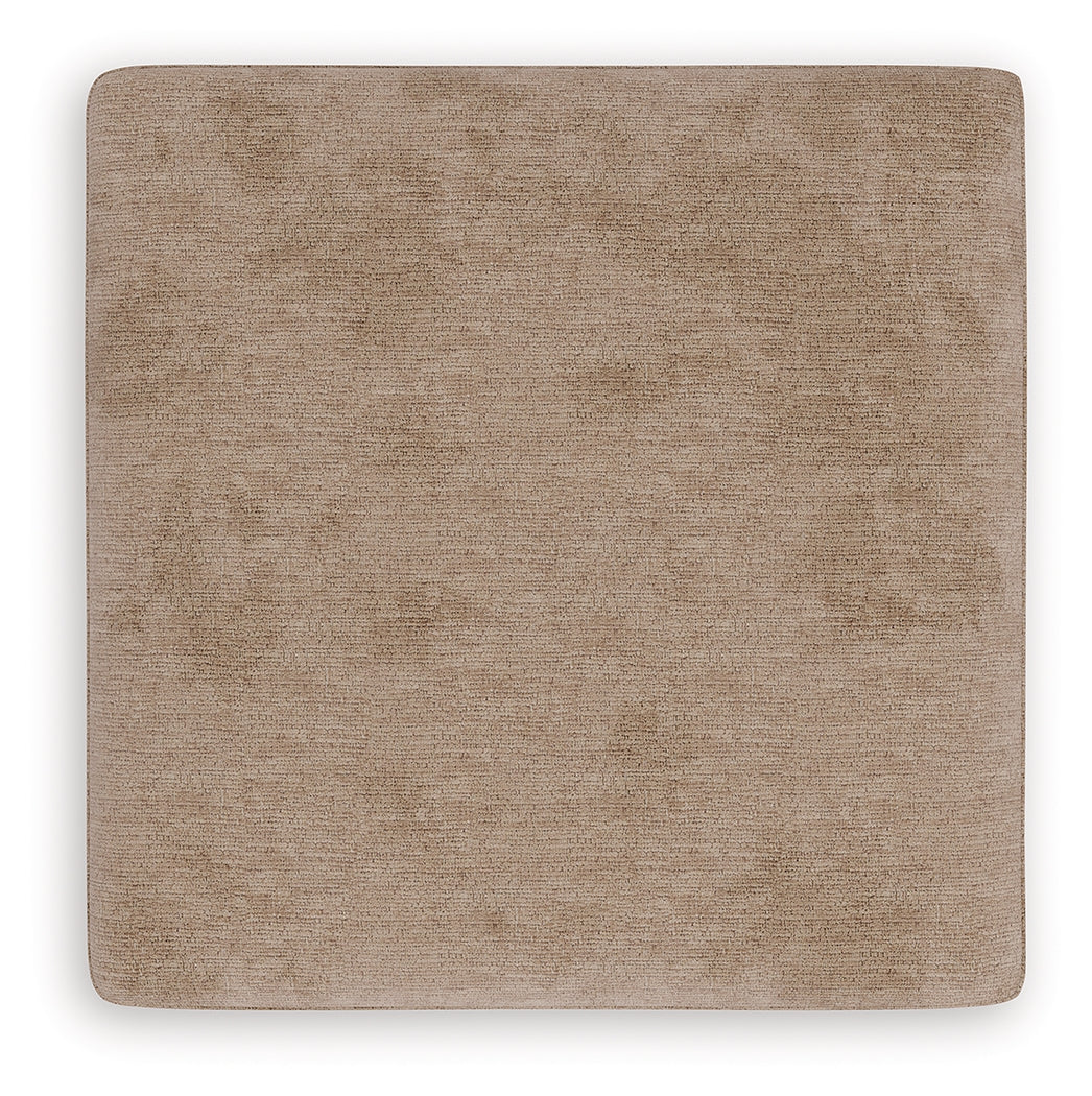 Olten Mocha Oversized Accent Ottoman- Viva Furn