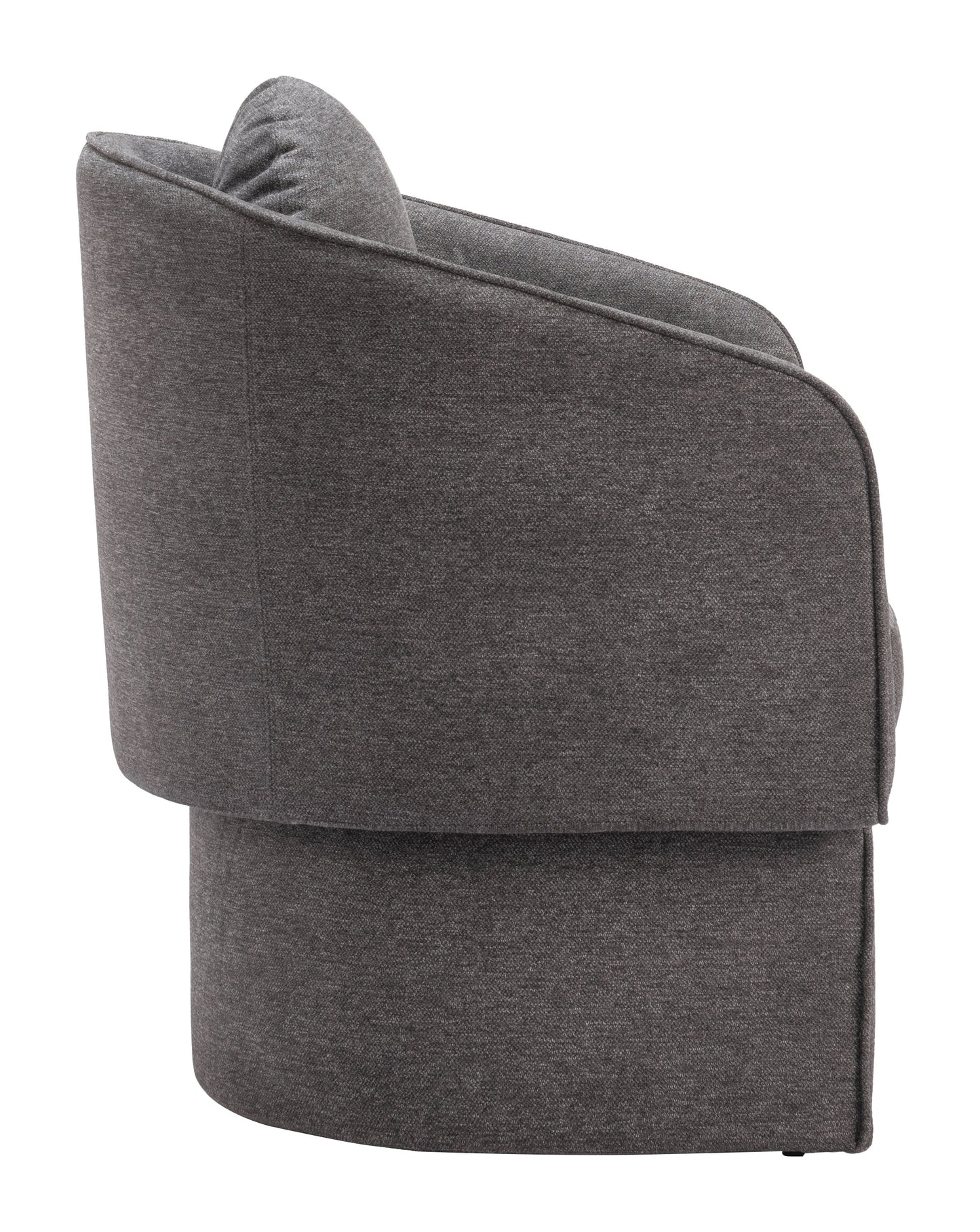 Olya Truffle Gray Accent Chair - Ornate Home