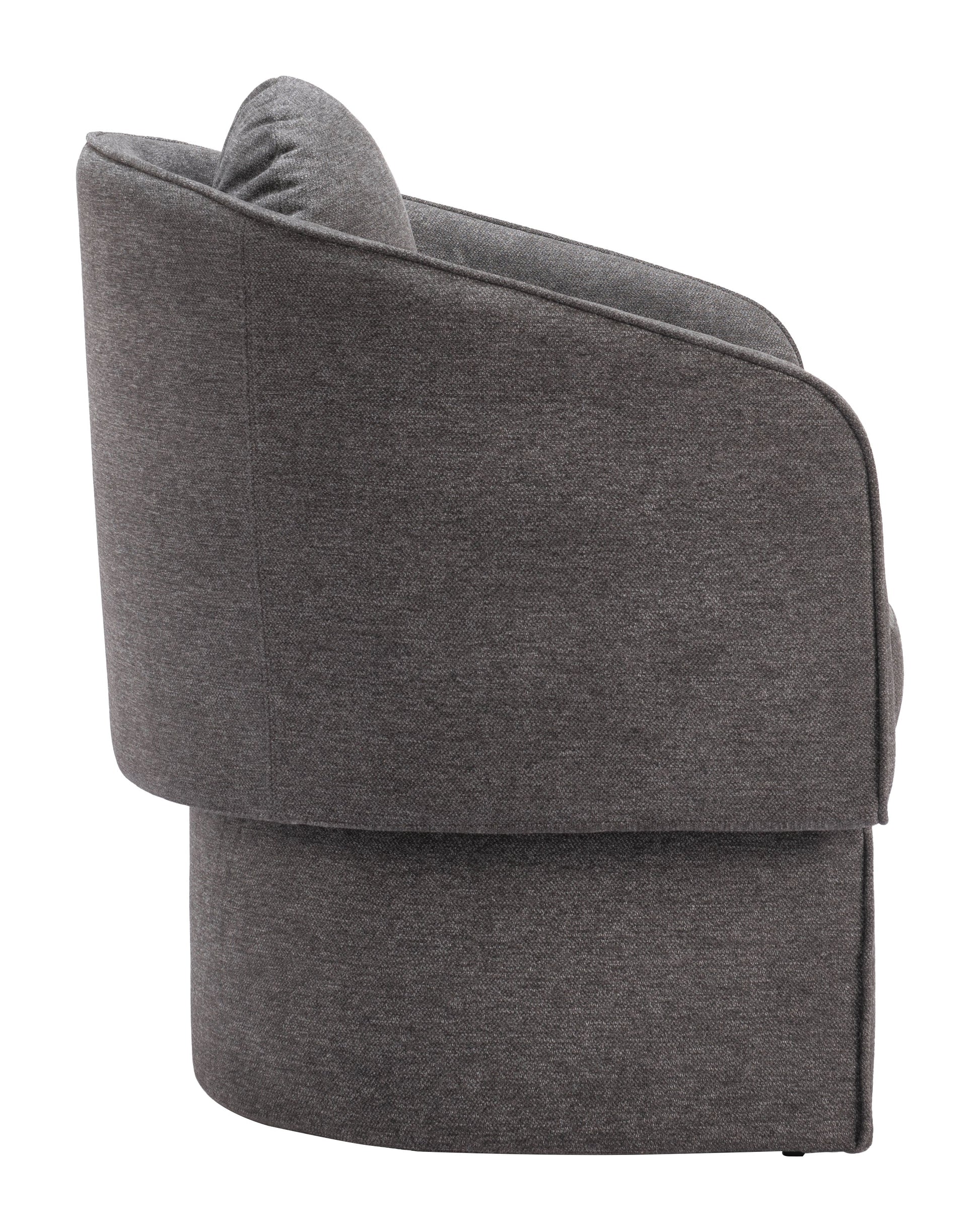 Olya Truffle Gray Accent Chair - Ornate Home