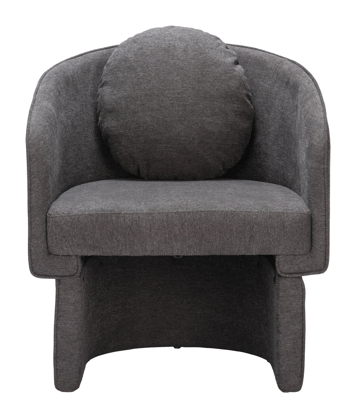 Olya Truffle Gray Accent Chair - Ornate Home