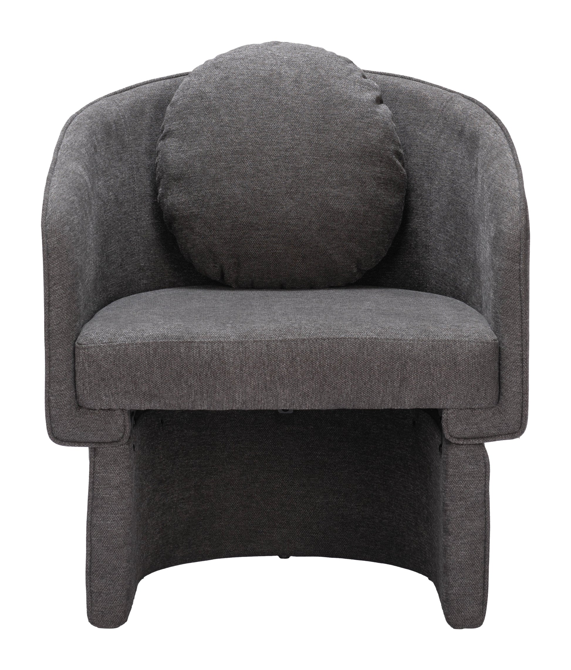 Olya Truffle Gray Accent Chair - Ornate Home