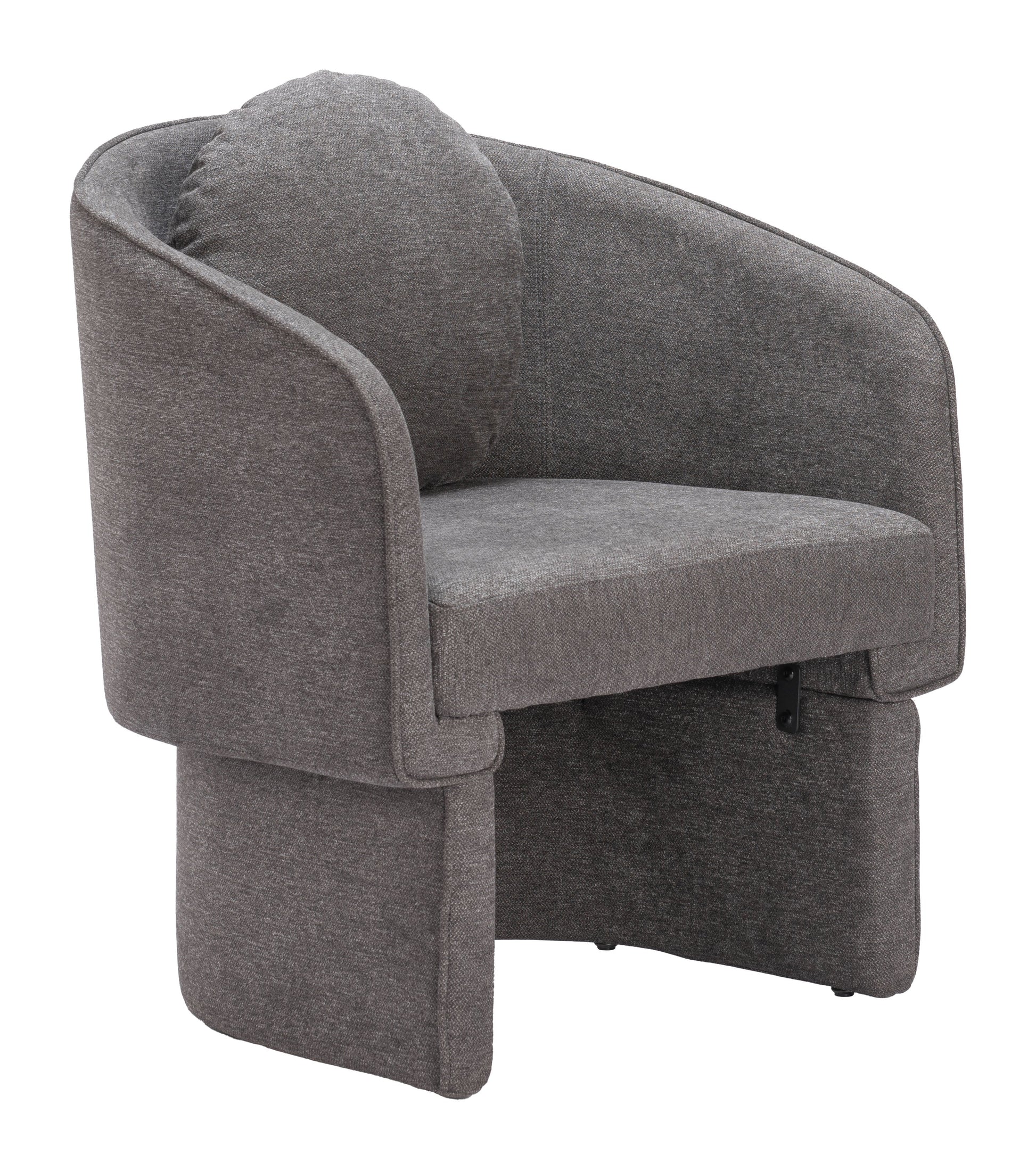 Olya Truffle Gray Accent Chair - Ornate Home
