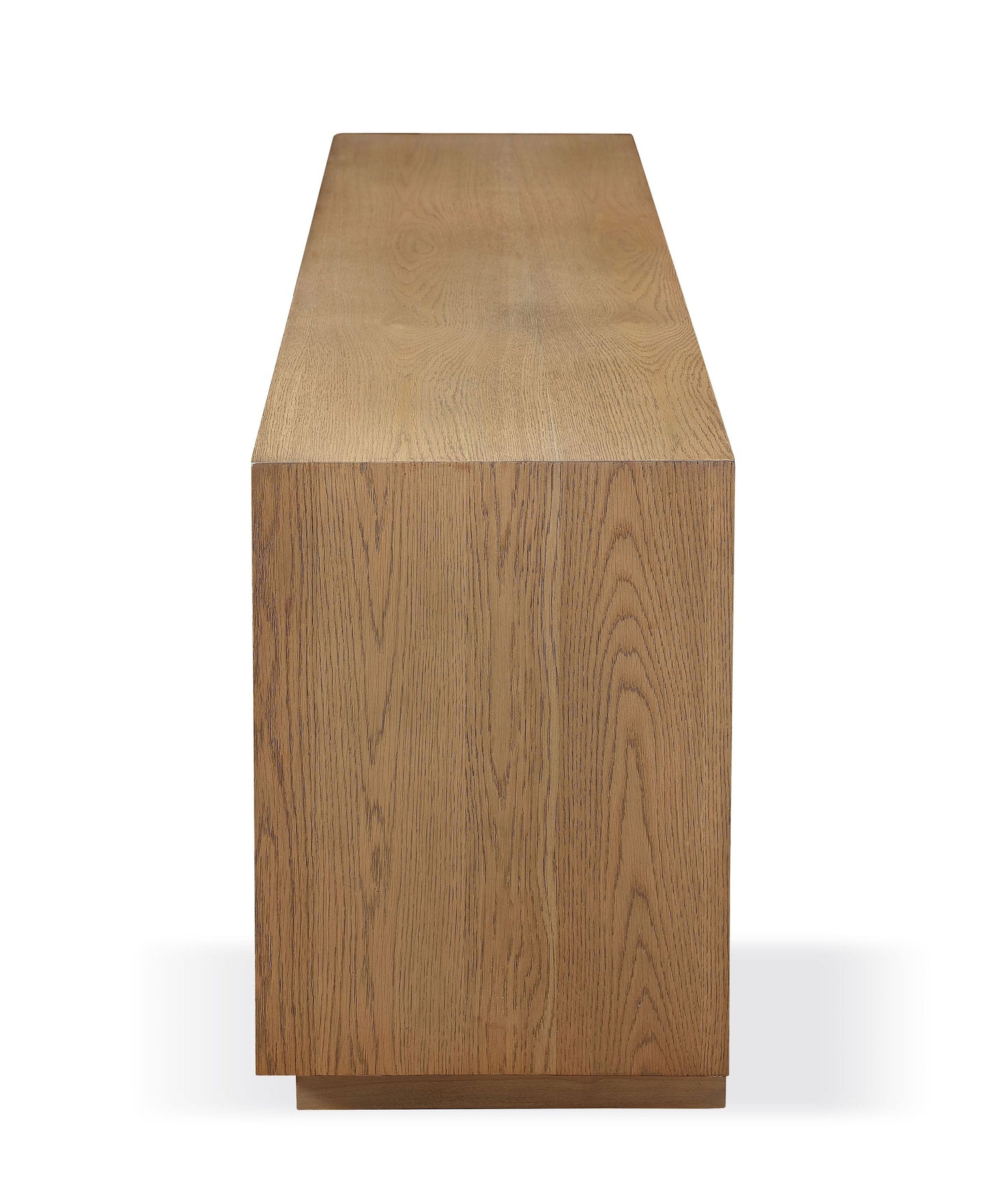 One Coastal Modern 84 inch TV Console in Bisque - Ornate Home