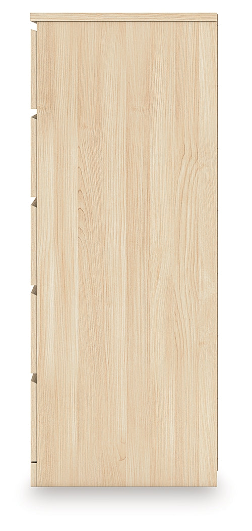 Onita Natural Five Drawer Chest- Viva Furn