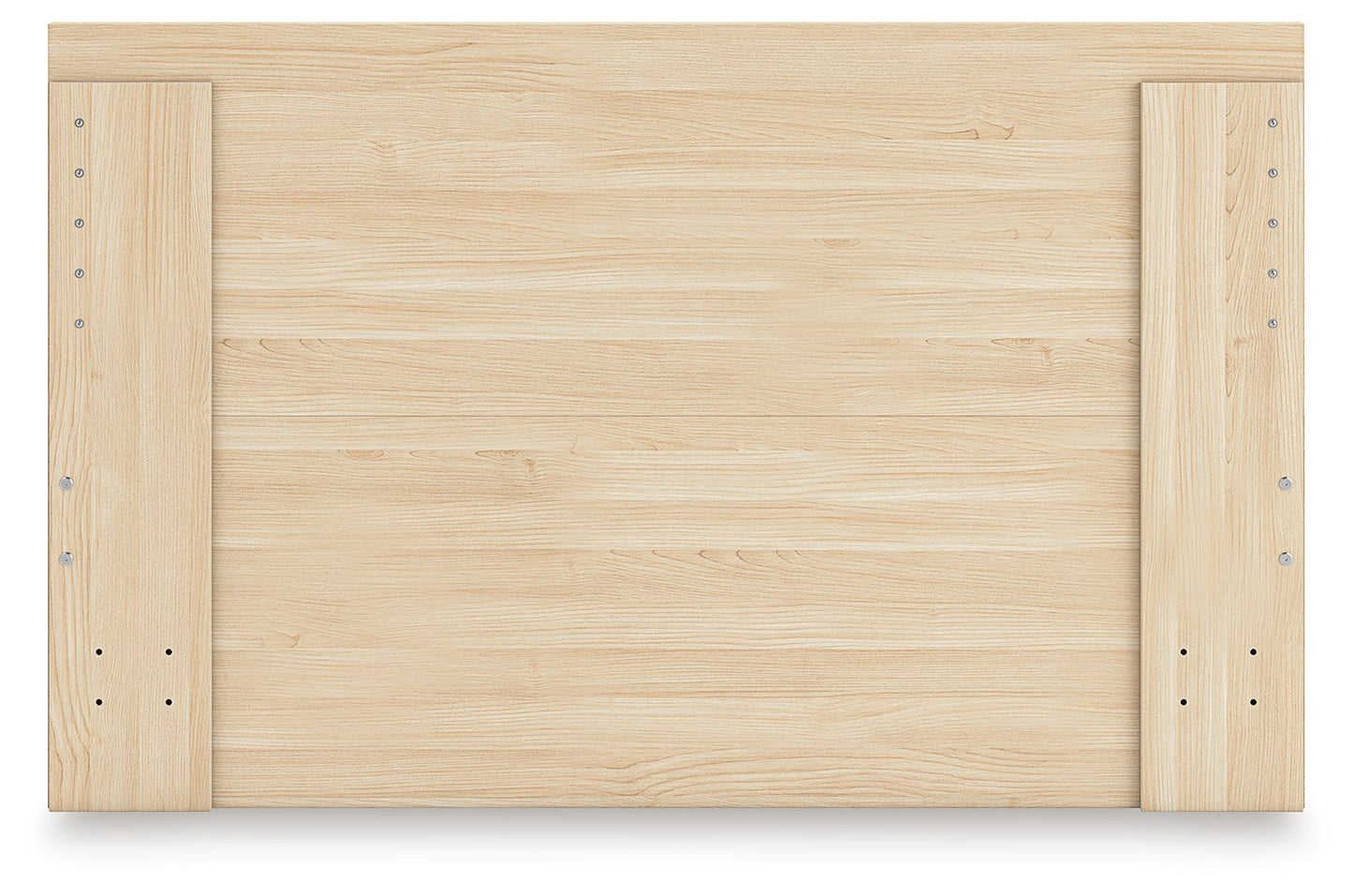 Onita Natural Full Panel Platform Bed with 2 Side Storage- Viva Furn