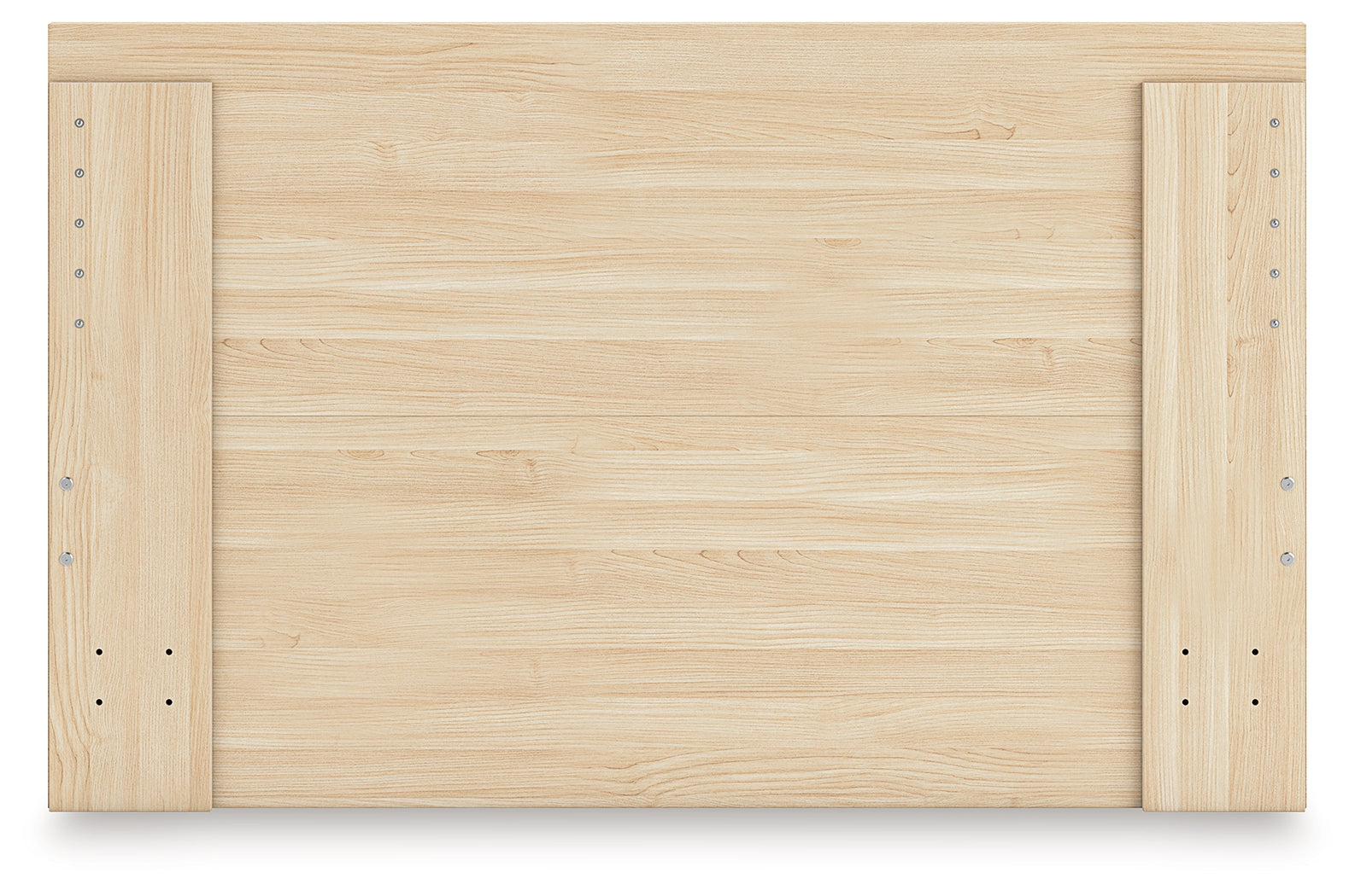 Onita Natural Full Panel Platform Bed with 2 Side Storage- Viva Furn