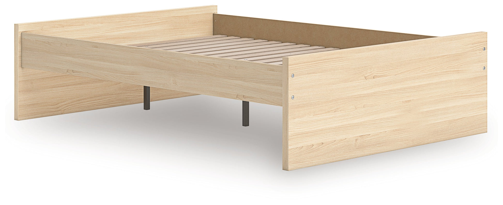 Onita Natural Full Platform Bed- Viva Furn