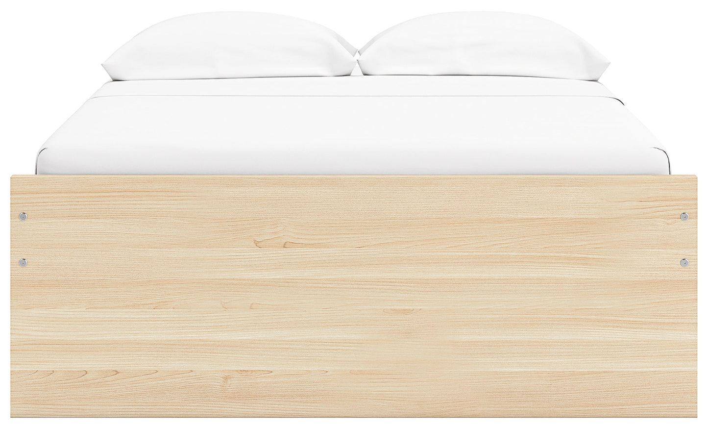 Onita Natural Full Platform Bed with 1 Side Storage- Viva Furn