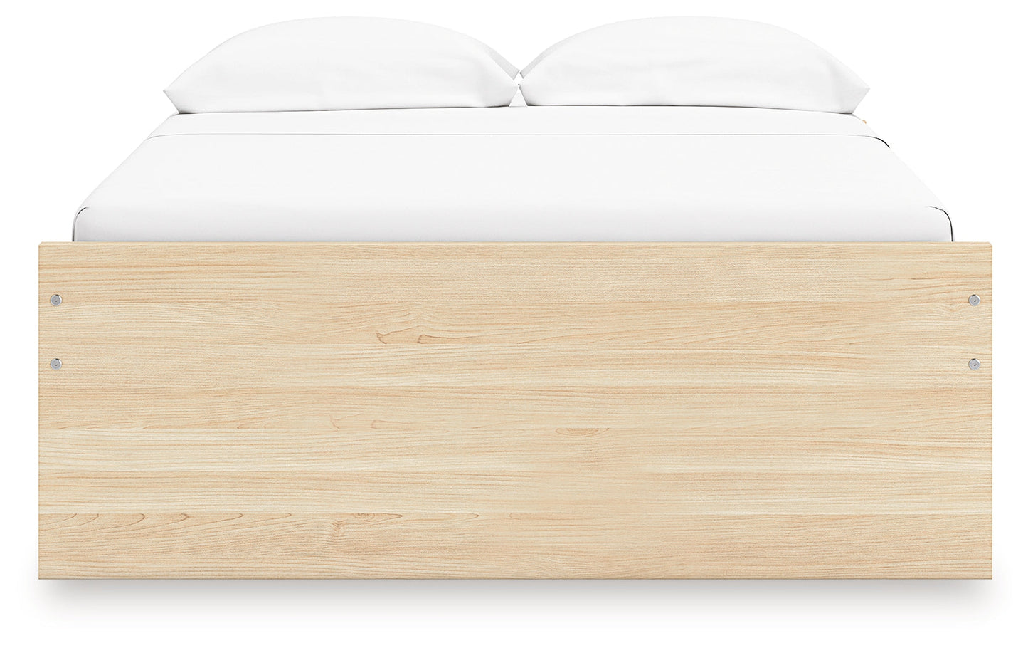 Onita Natural Full Platform Bed with 2 Side Storage- Viva Furn