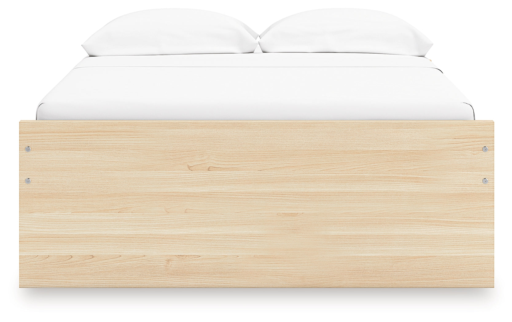 Onita Natural Full Platform Bed with 2 Side Storage- Viva Furn