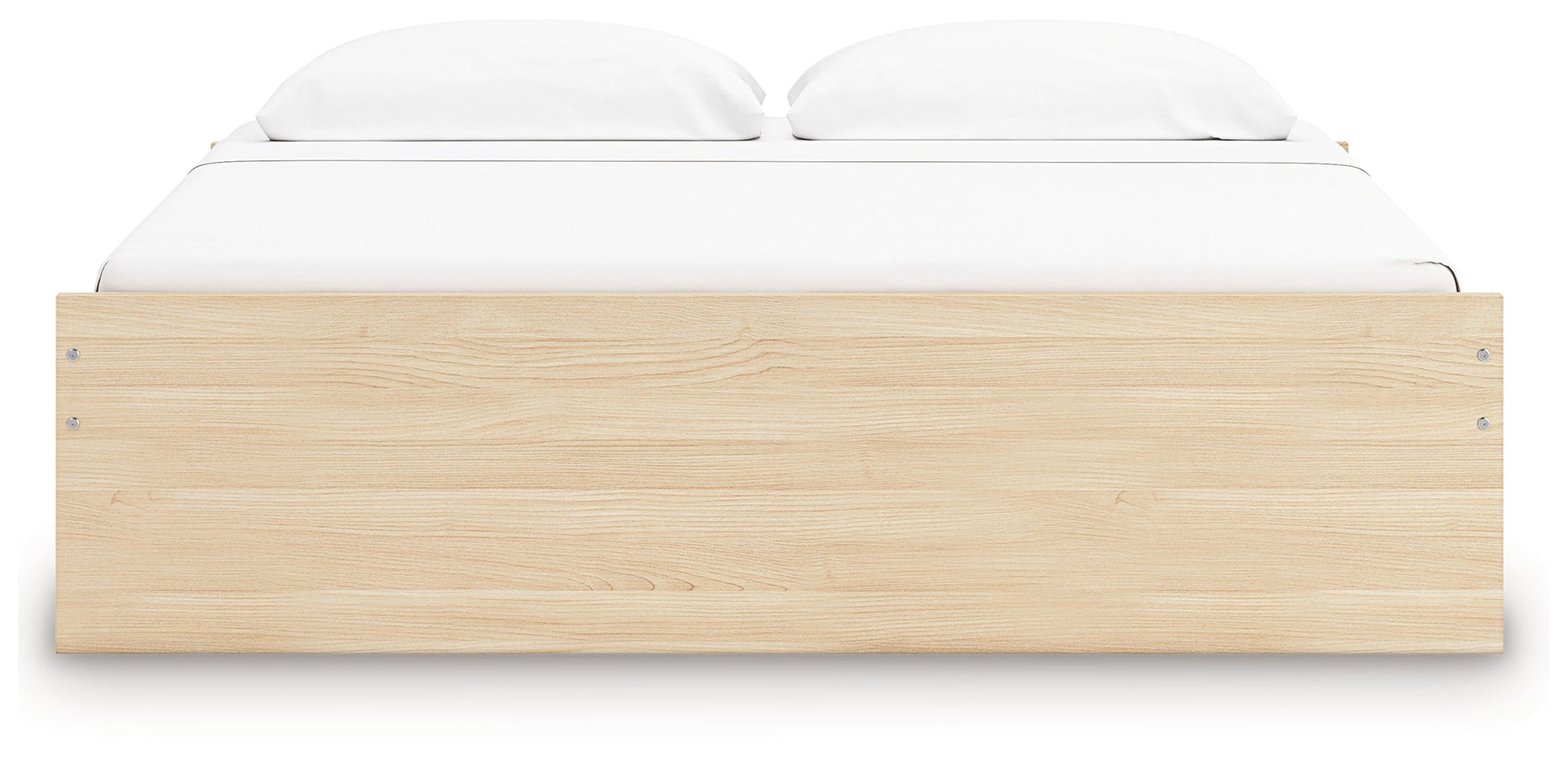 Onita Natural King Platform Bed- Viva Furn