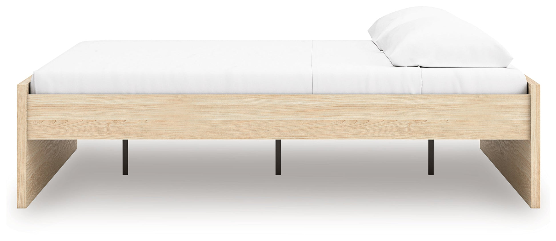 Onita Natural King Platform Bed- Viva Furn