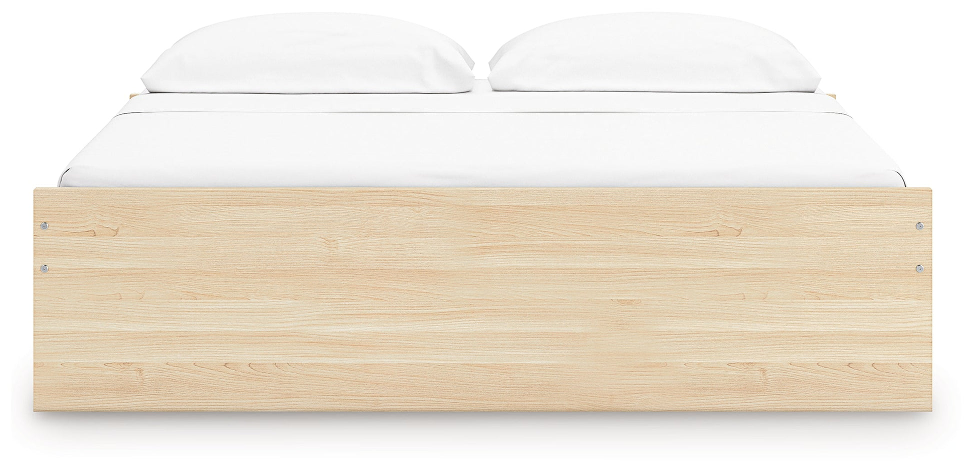 Onita Natural King Platform Bed with 2 Side Storage- Viva Furn
